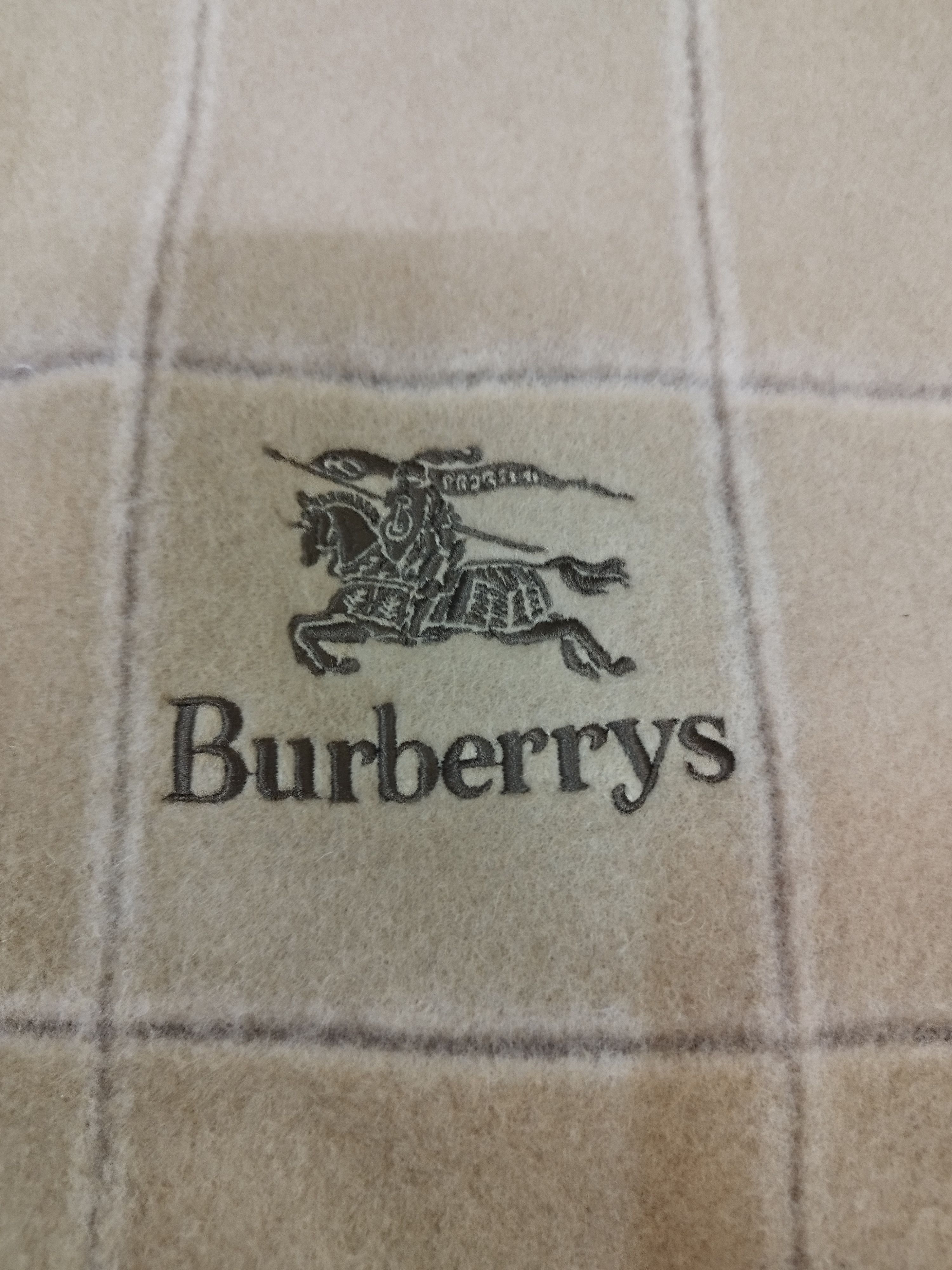 Burberry × Vintage Burberry Blanket Wool Size ONE SIZE - 4 Thumbnail