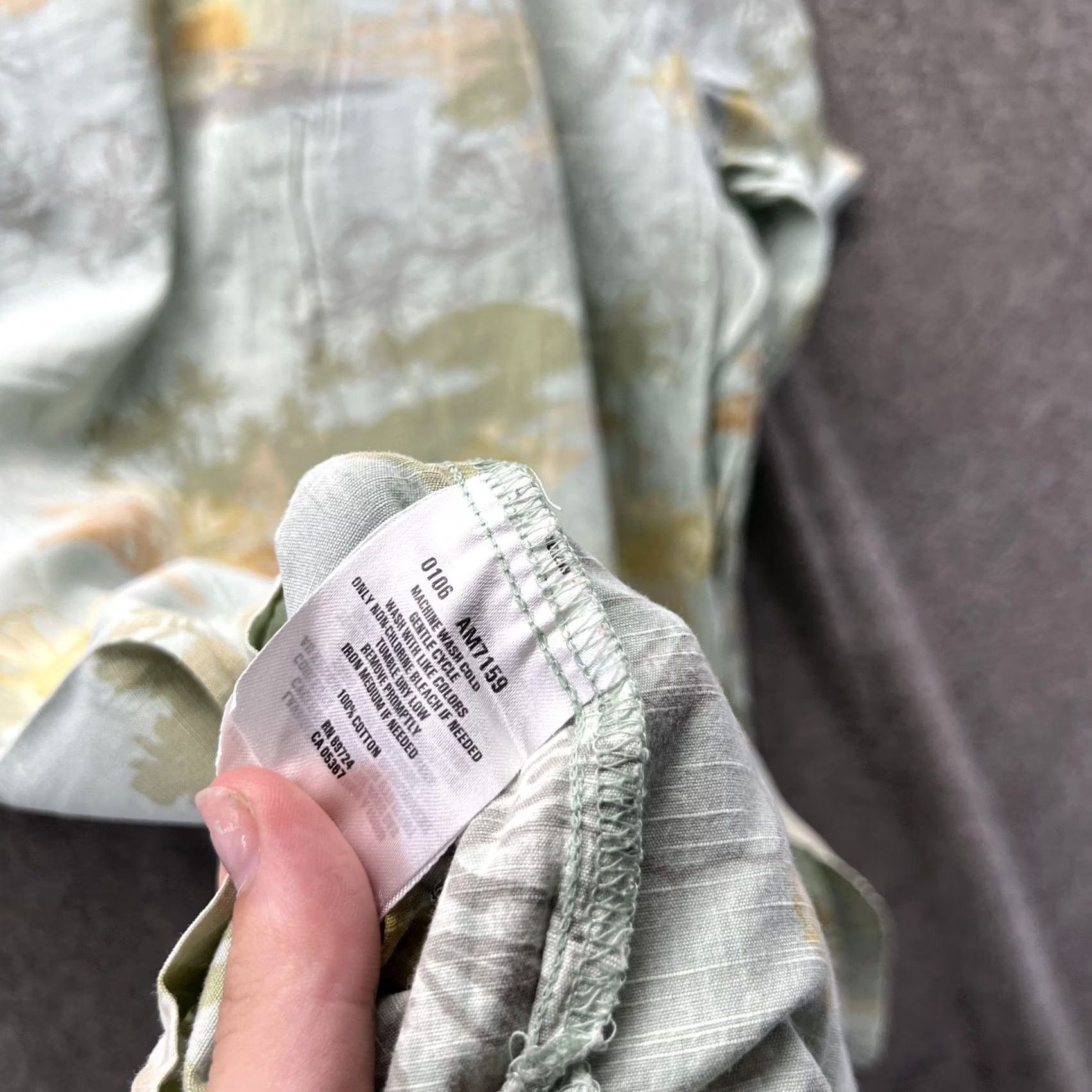 Vintage Columbia Shirt Mens L Green Hawaiian Floral Short Sleeve Button Front Casual Pocketed Size US L / EU 52-54 / 3 - 3 Thumbnail