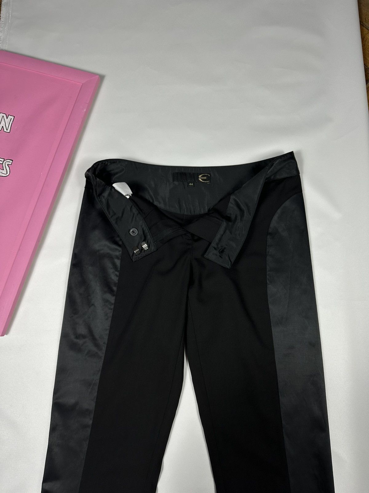Just Cavalli × Vintage Just Cavalli Slim Stretch Pants Satin Size 27" / US 4 / IT 40 - 6 Thumbnail