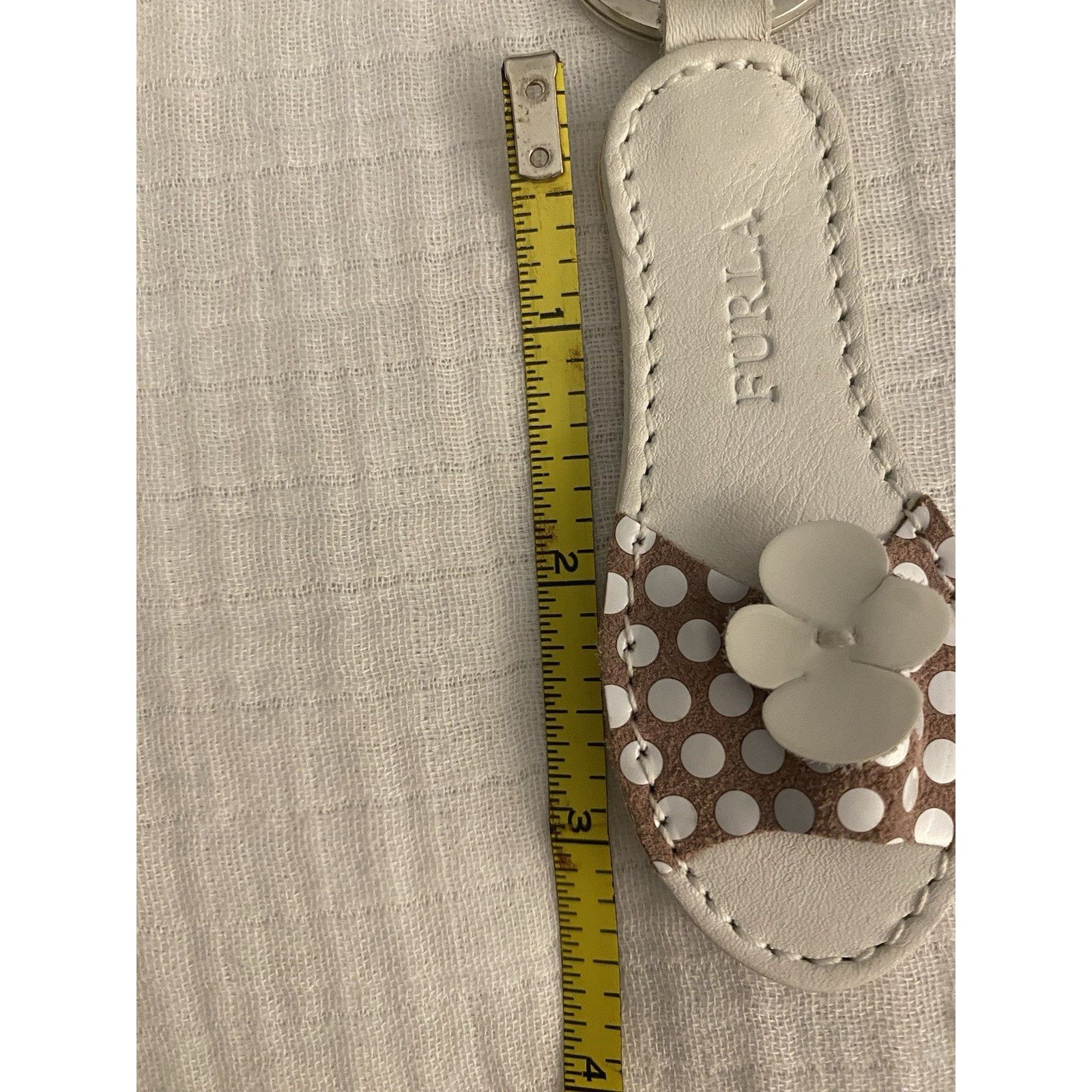 Furla Furla Leather Key Charm-white Sandal W Flower Size ONE SIZE - 6 Thumbnail