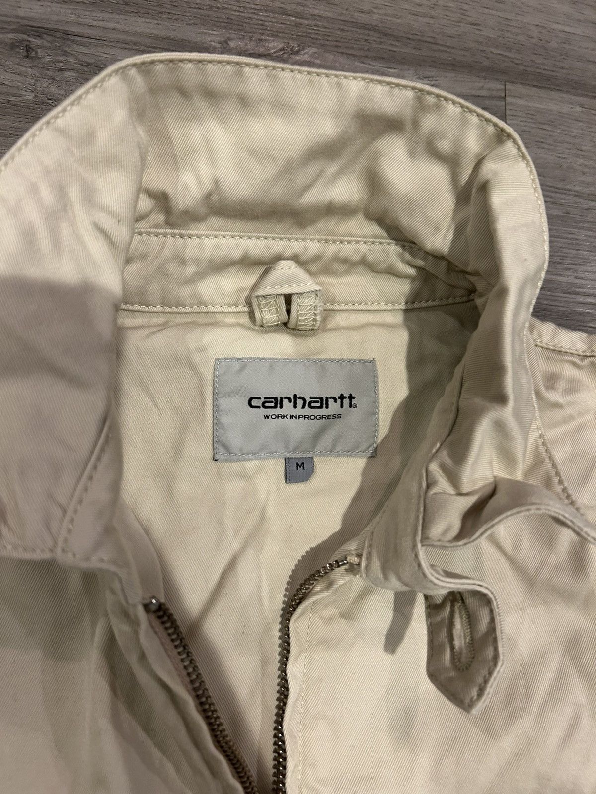 Carhartt Wip Cream Carhartt WIP Duke lightweight jacket Size US M / EU 48-50 / 2 - 2 Thumbnail
