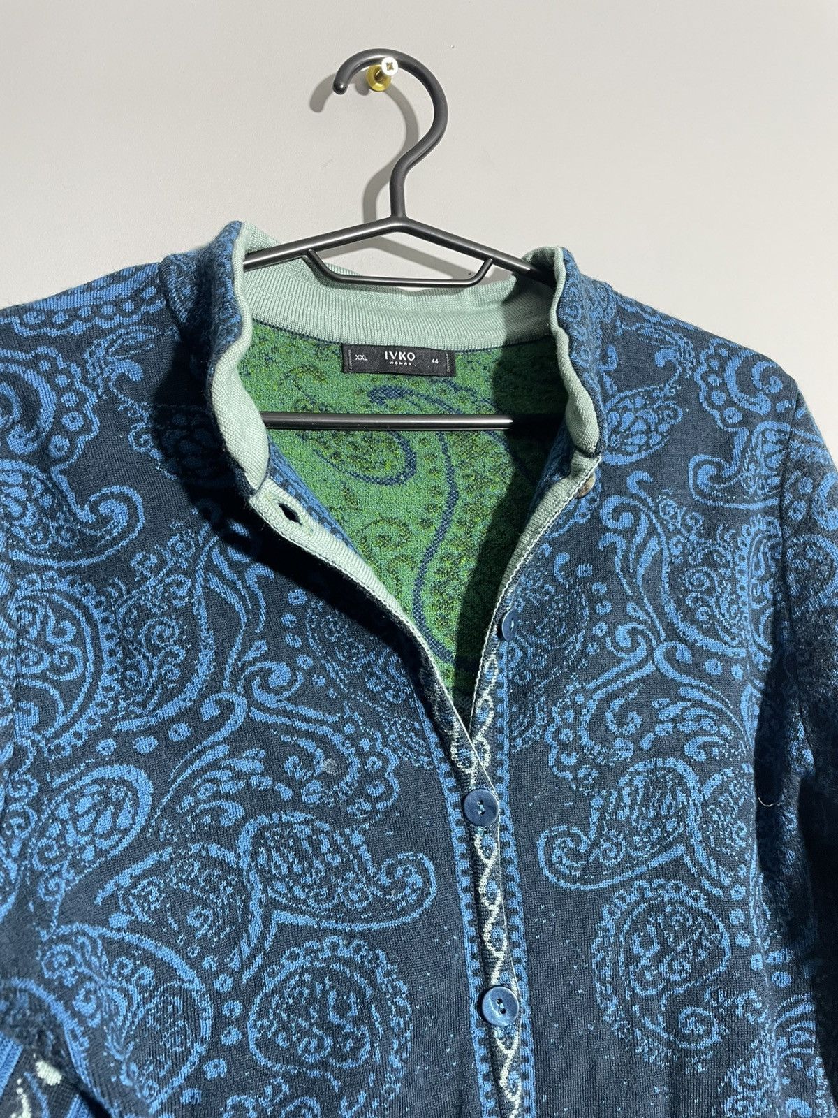 Other Ivko knit Jacquard jacket with Pleats Avant Gard style Size M / US 6-8 / IT 42-44 - 8 Thumbnail