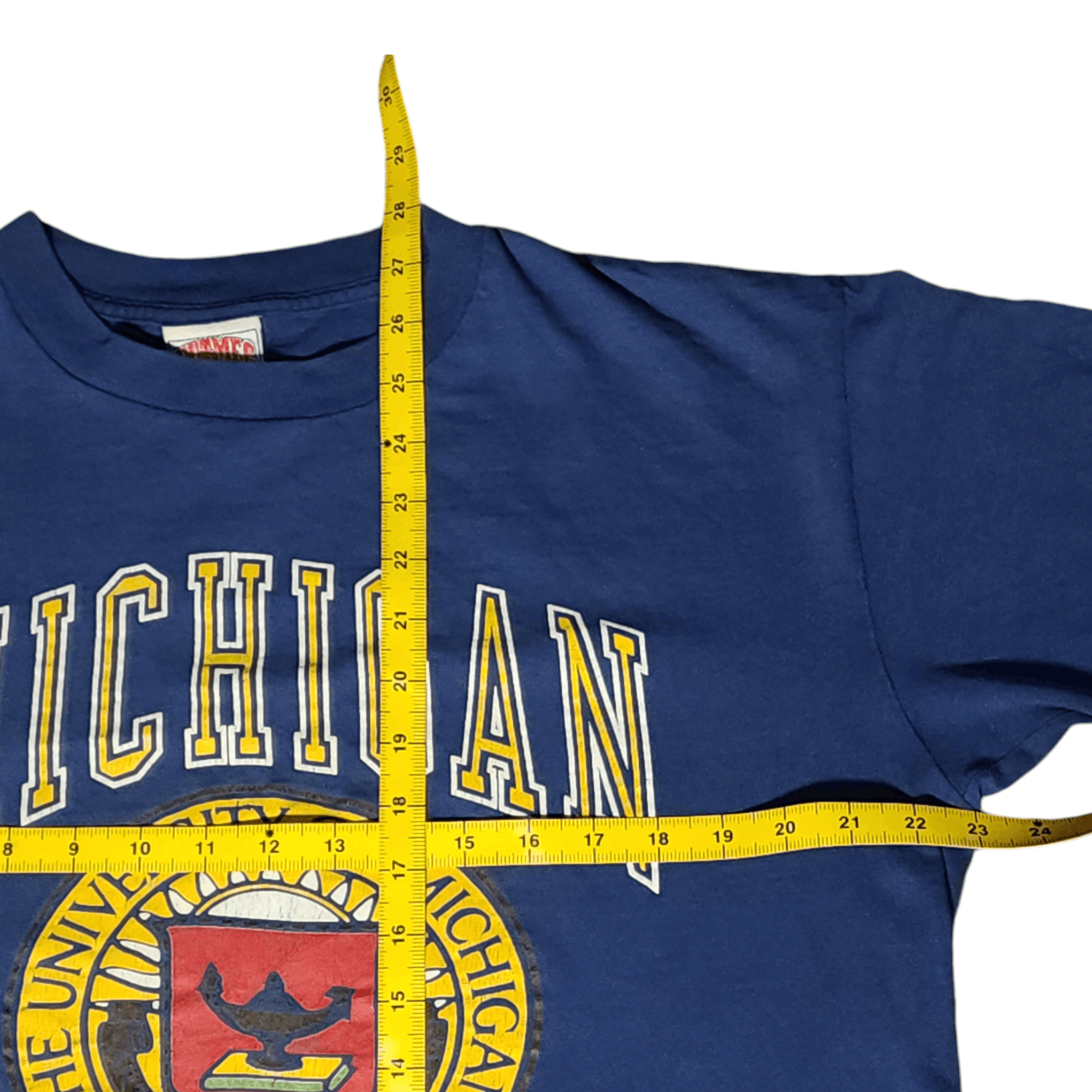 Nutmeg × Vintage Vintage 90s The University of Michigan XL shirt Nutmeg Tees Size US XL / EU 56 / 4 - 7 Thumbnail