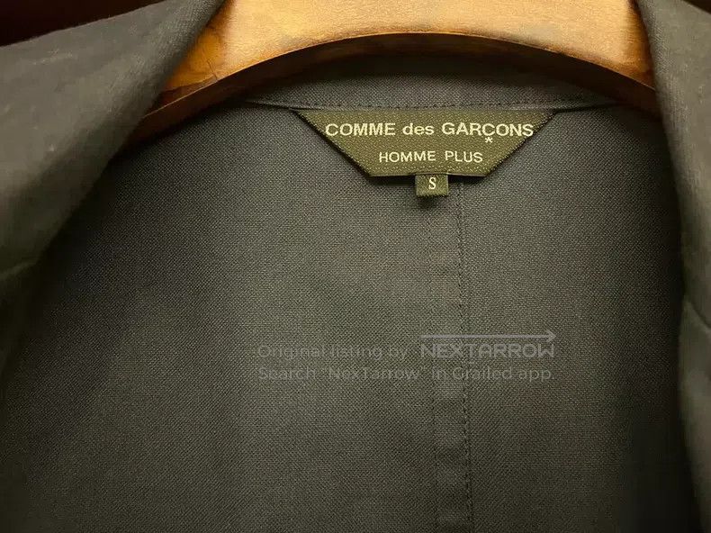 Comme des Garcons Comme des Garcons Dark gray blue pieced coat Size US S / EU 44-46 / 1 - 2 Thumbnail