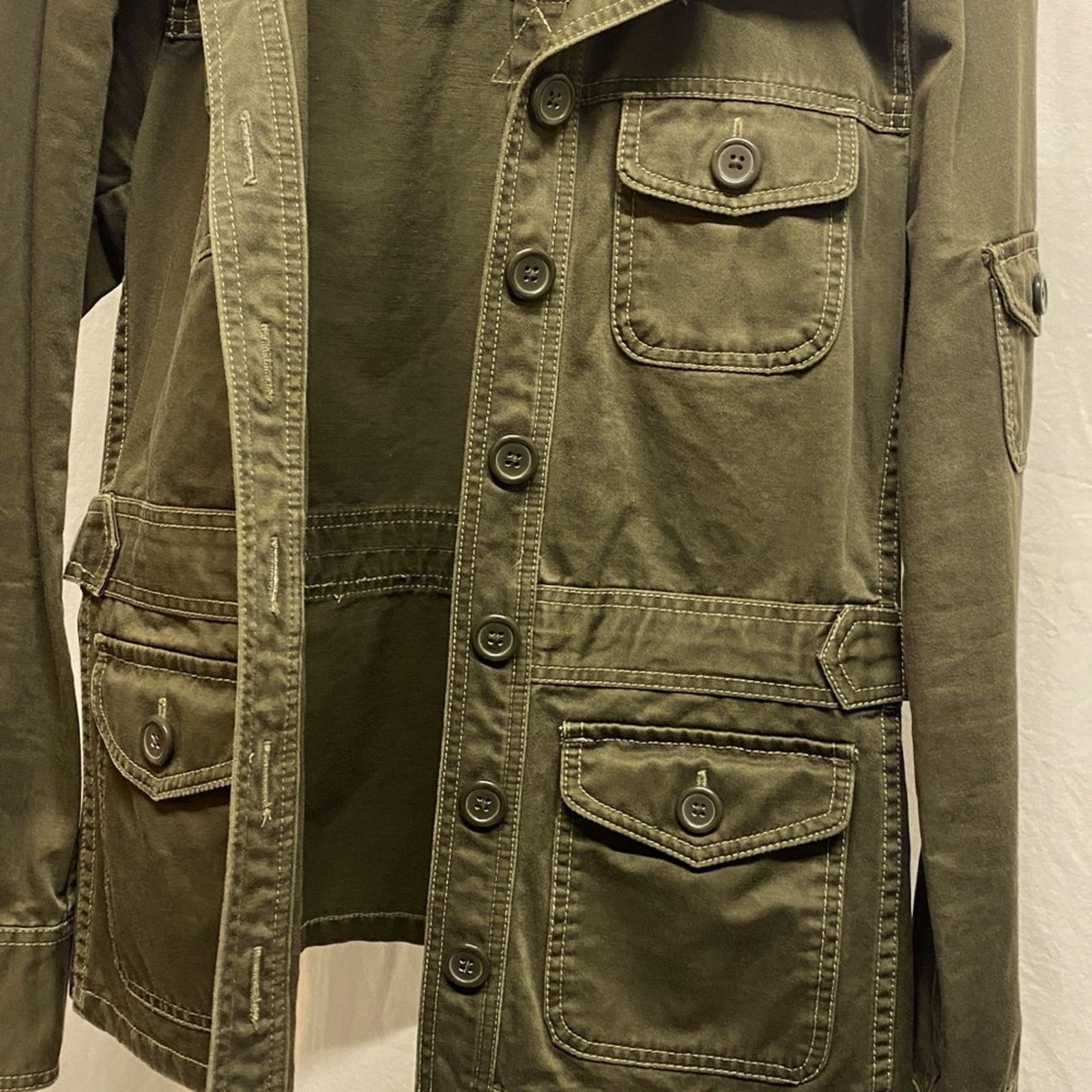 J.Crew Fabulous Italian green cargo, military style J. Crew jacket Size S / US 4 / IT 40 - 4 Thumbnail