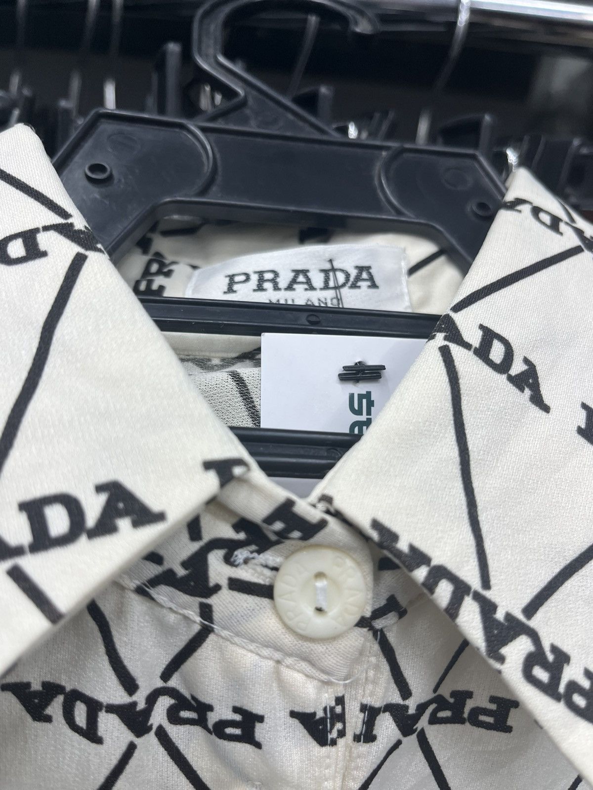 Prada USED VINTAGE PRADA WOMEN'S POLO SHIRT GOOD Size S / US 4 / IT 40 - 2 Thumbnail