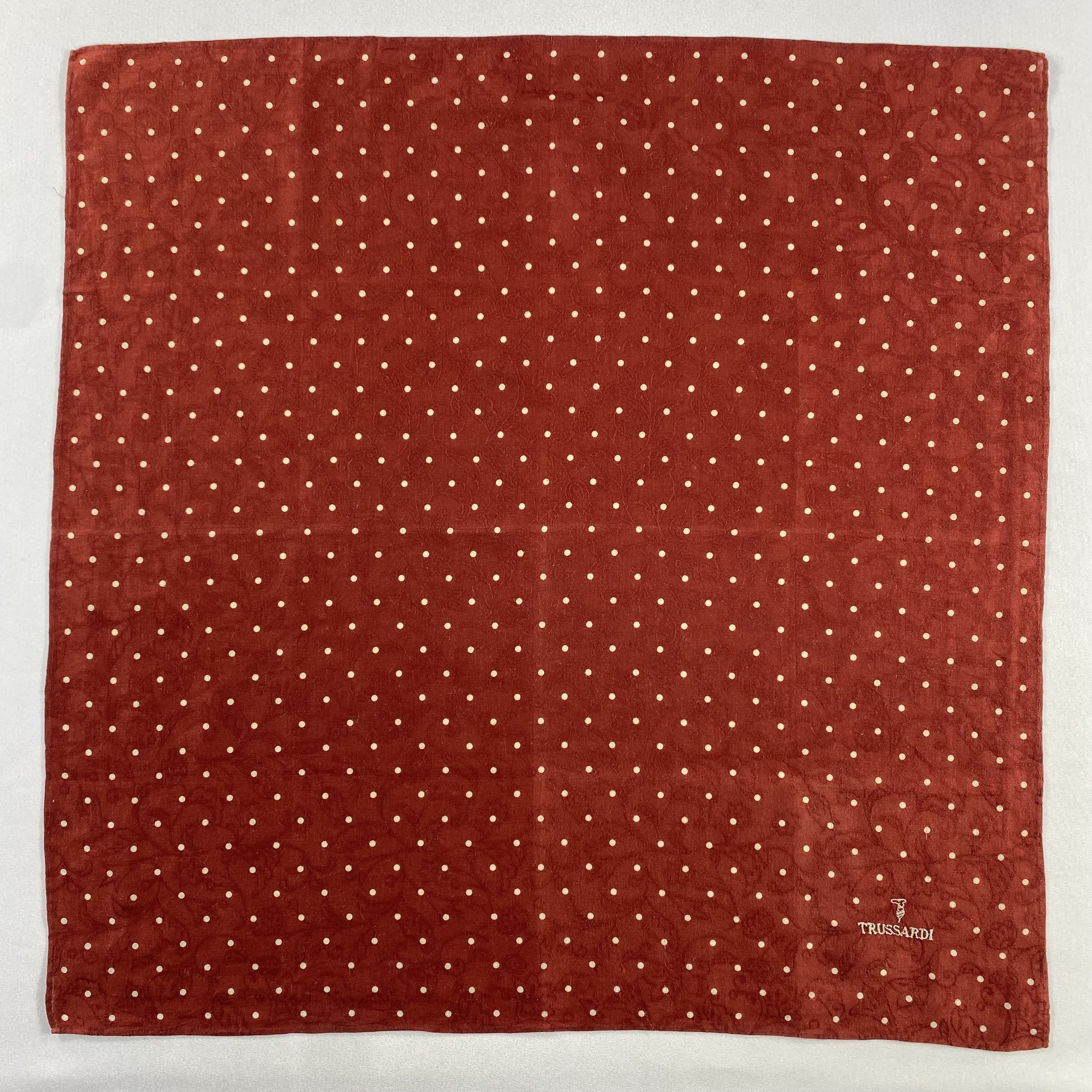 Trussardi × Vintage Trussardi Neckerchief / Bandana / Handkerchief-P818 Size ONE SIZE - 1 Thumbnail
