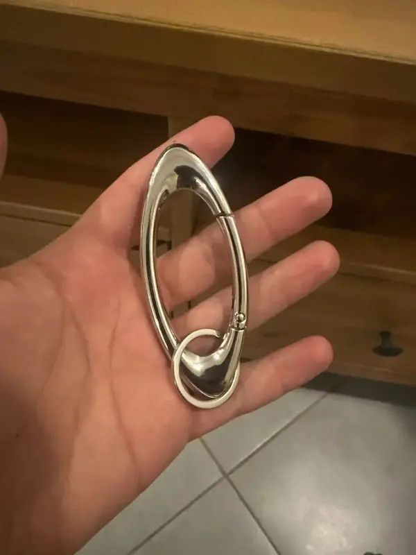 Japanese Brand Ichiko x Matsu Y2k Silver Keychain Essential Icon Carabiner Size ONE SIZE - 3 Thumbnail