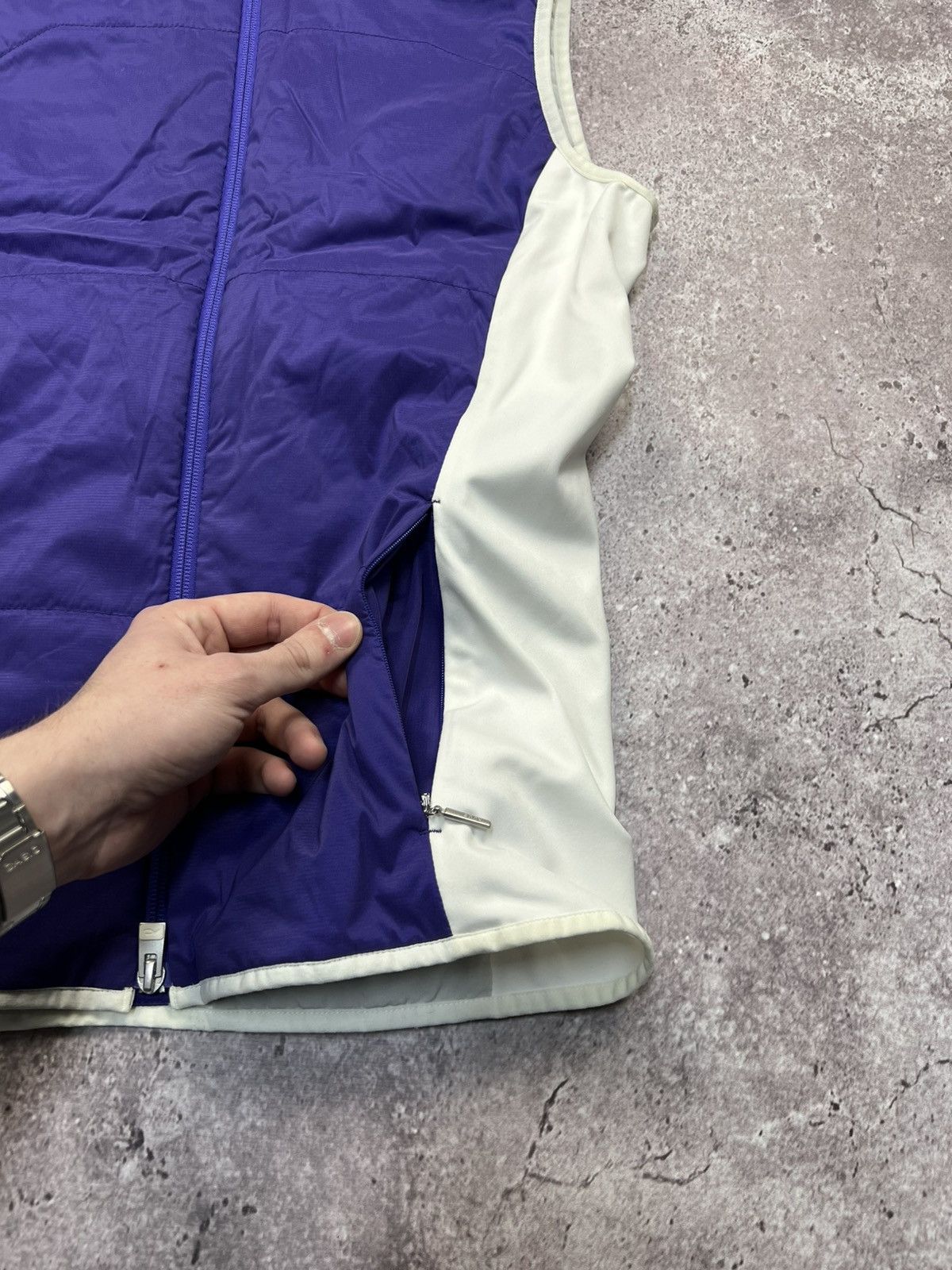 KJUS Kjus Womens Purple White Radiation Zip Gilet Vest Outdoor Size S / US 4 / IT 40 - 8 Thumbnail