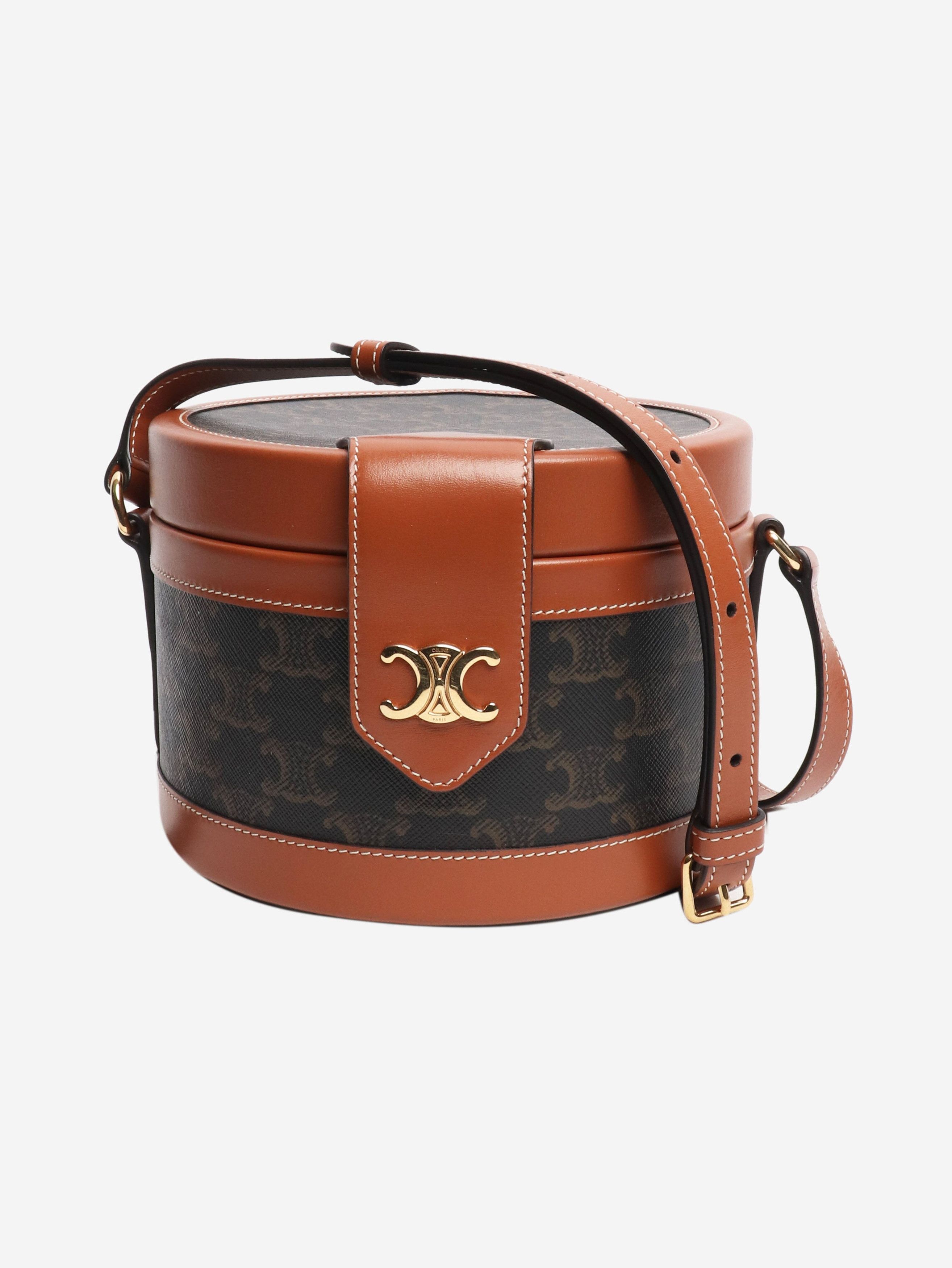 Celine Brown Tambour shoulder bag Size ONE SIZE - 1 Thumbnail