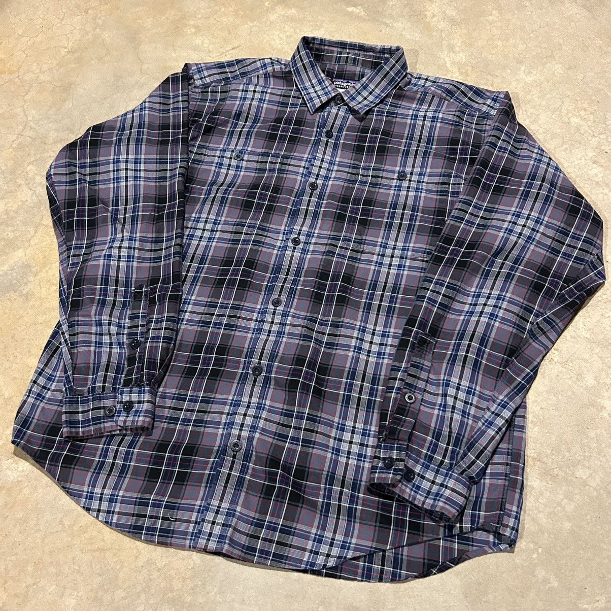 Patagonia Vintage Patagonia Organic Cotton Button Up Flannel Shirt Size US L / EU 52-54 / 3 - 2 Thumbnail