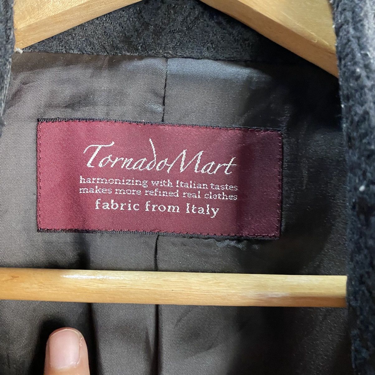 Tornado Mart Tornado Mart Avant-Garde Wool Herringbone Blazer Jacket Size US S / EU 44-46 / 1 - 12 Thumbnail