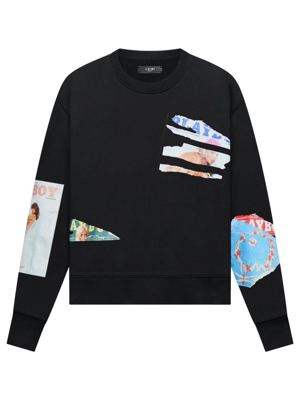 Amiri o1gr1nt1124 Playboy Bunny Magazine Crewneck Sweatshirt Black Size US L / EU 52-54 / 3 - 1 Thumbnail