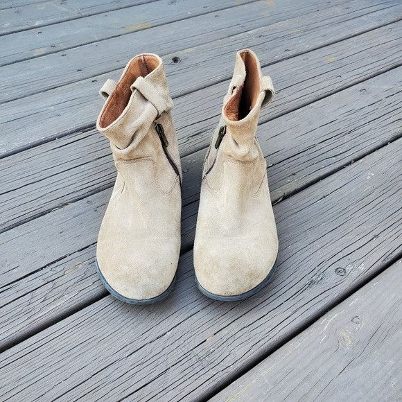 Birkenstock Birkenstock Sarnia Taupe Waxed Suede Leather Slouchy Boho An Size US 6 / IT 36 - 5 Thumbnail