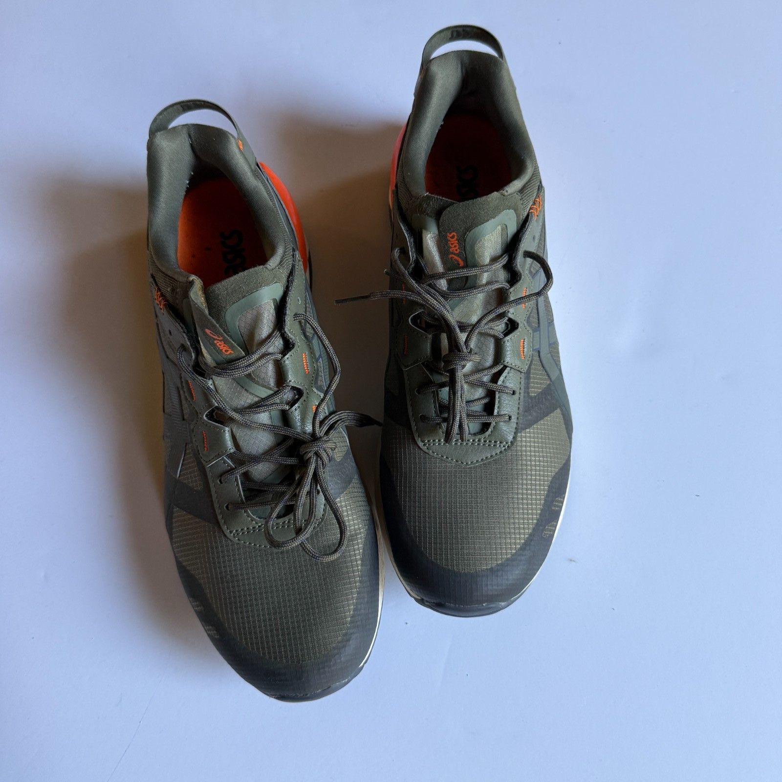 Asics ASICS GEL-Lyte XXX Green Orange Running Shoes - 1021A263 Size US 11 / EU 44 - 2 Thumbnail