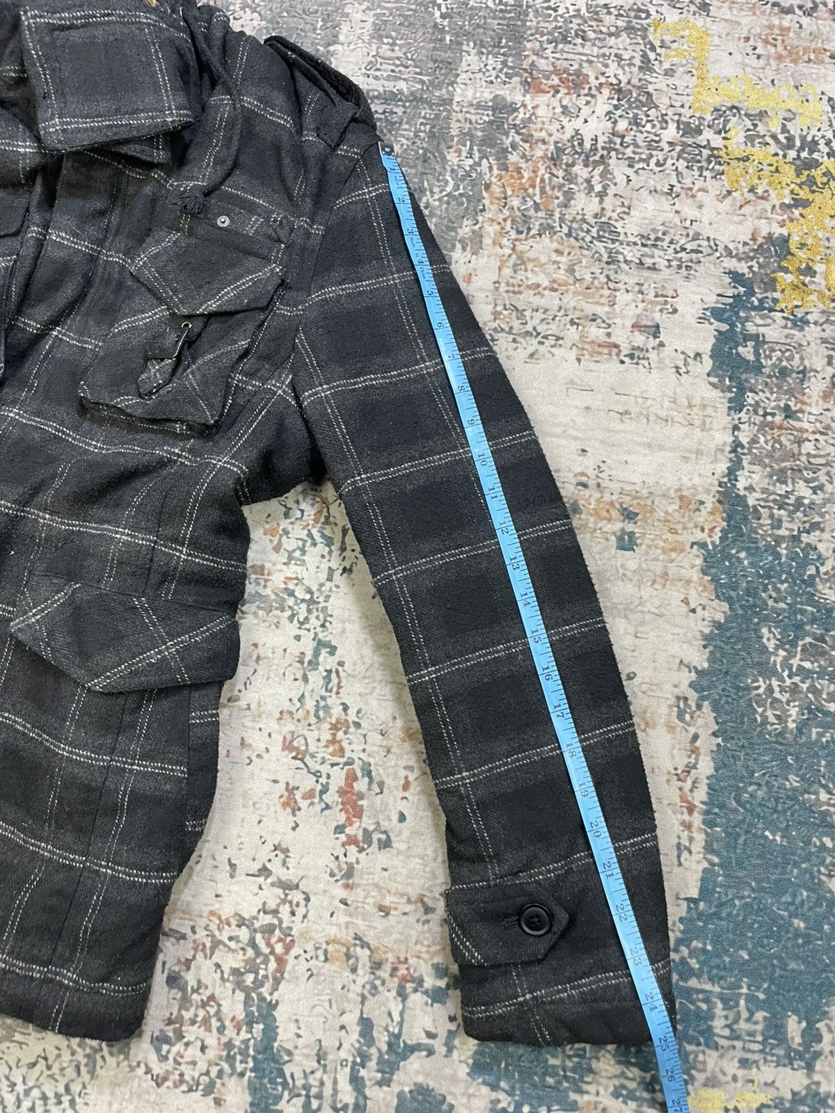 In The Attic In The Attic Rockers Garment Plaid Wool Blend Jacket Size US M / EU 48-50 / 2 - 16 Thumbnail