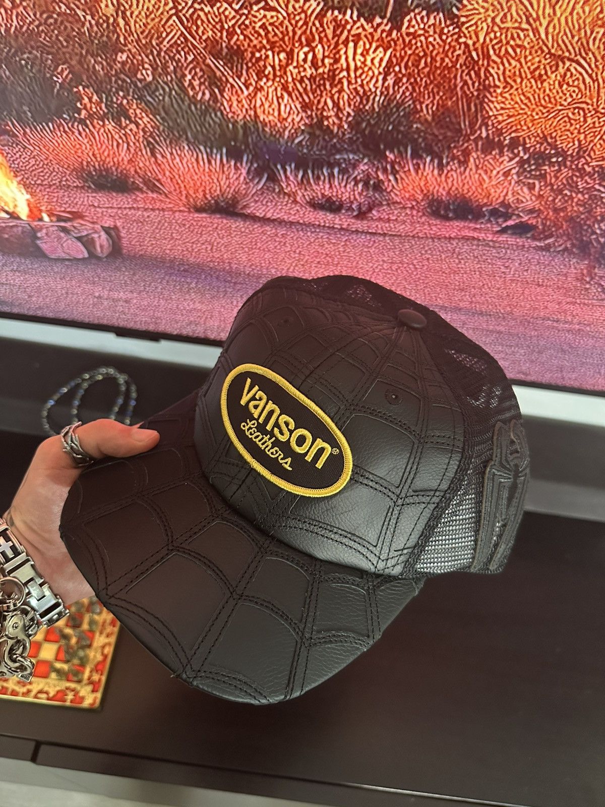 Supreme × Vanson Leathers Supreme Vanson Leathers SpiderMan Mesh Back 5-Panel Hat Size ONE SIZE - 9 Thumbnail