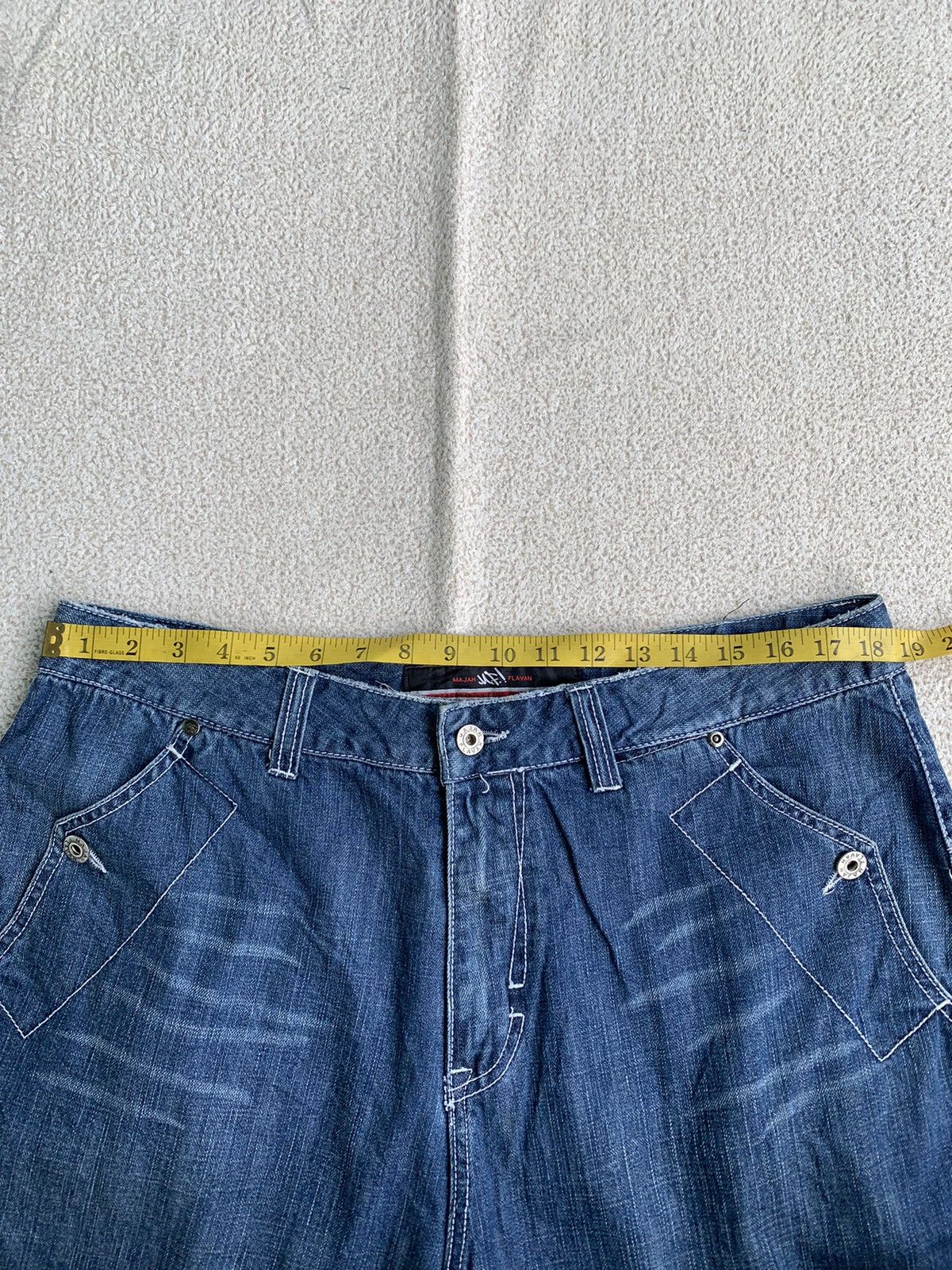 Vintage vtg 00s majah flavah baggy short pants Size US 36 / EU 52 - 12 Thumbnail