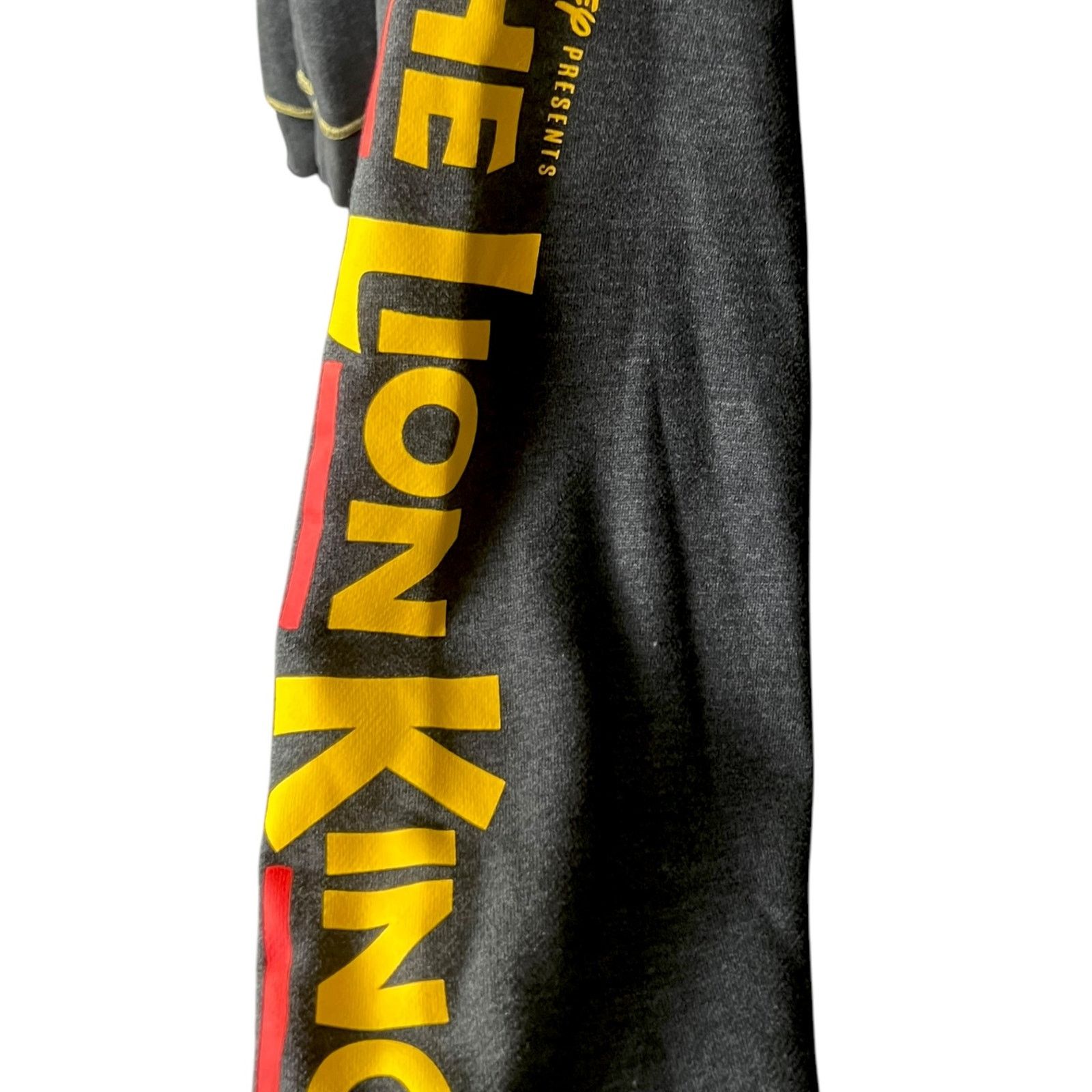 Disney Disney The Lion King Broadway Musical Men's XL Gray Hoodie Size US XL / EU 56 / 4 - 3 Thumbnail