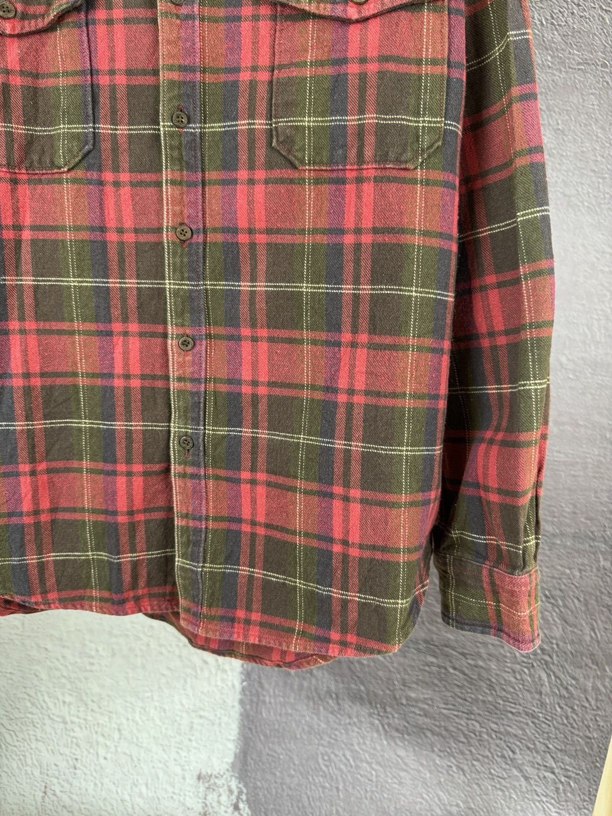 Flannel Sunny Clouds pruduced by Felissimo vintage flannel shirt Size US M / EU 48-50 / 2 - 6 Thumbnail