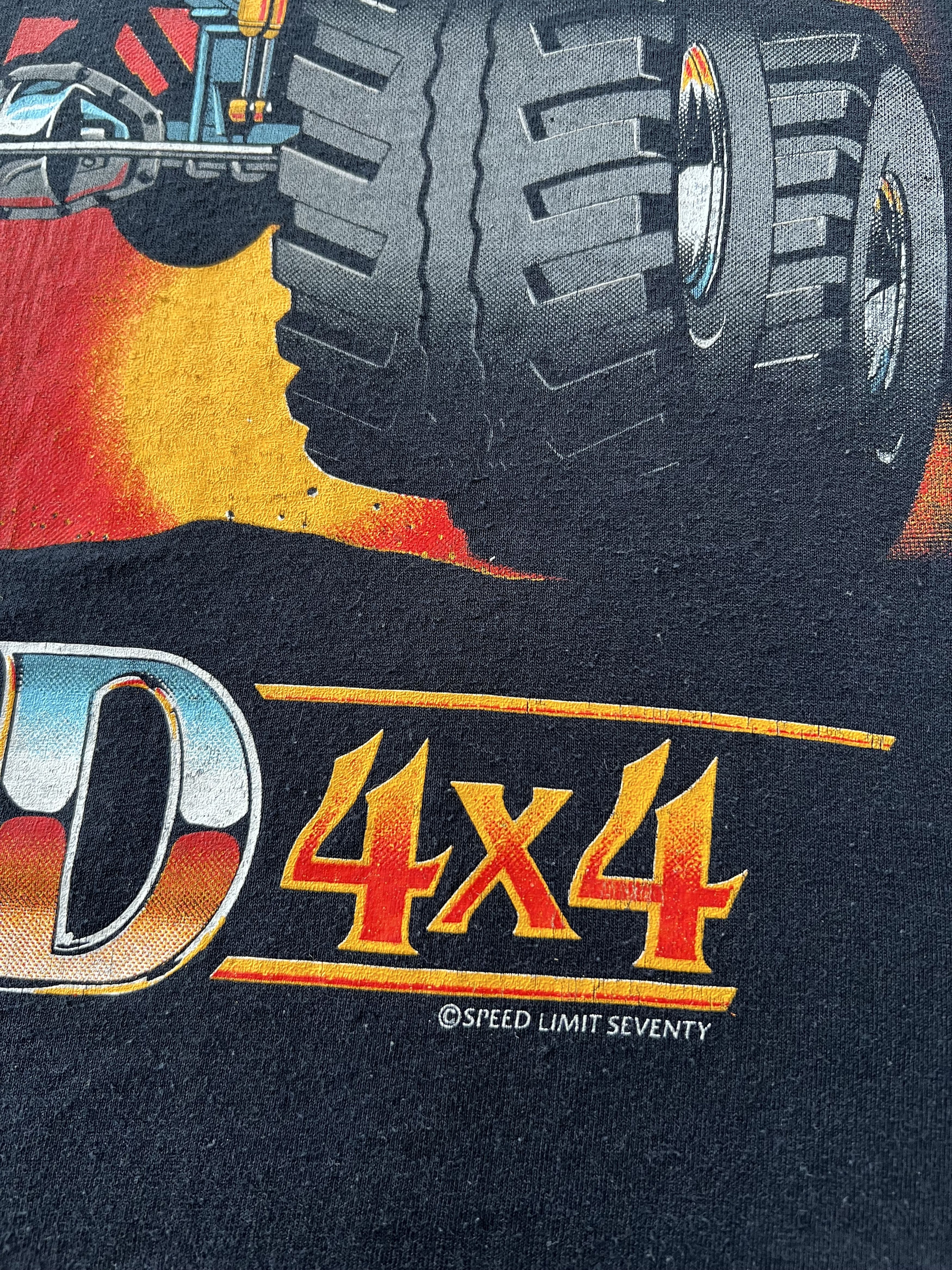Vintage Vintage 80s Ford 4x4 Monster Truck Single Stitch T-shirt Size US XL / EU 56 / 4 - 6 Thumbnail