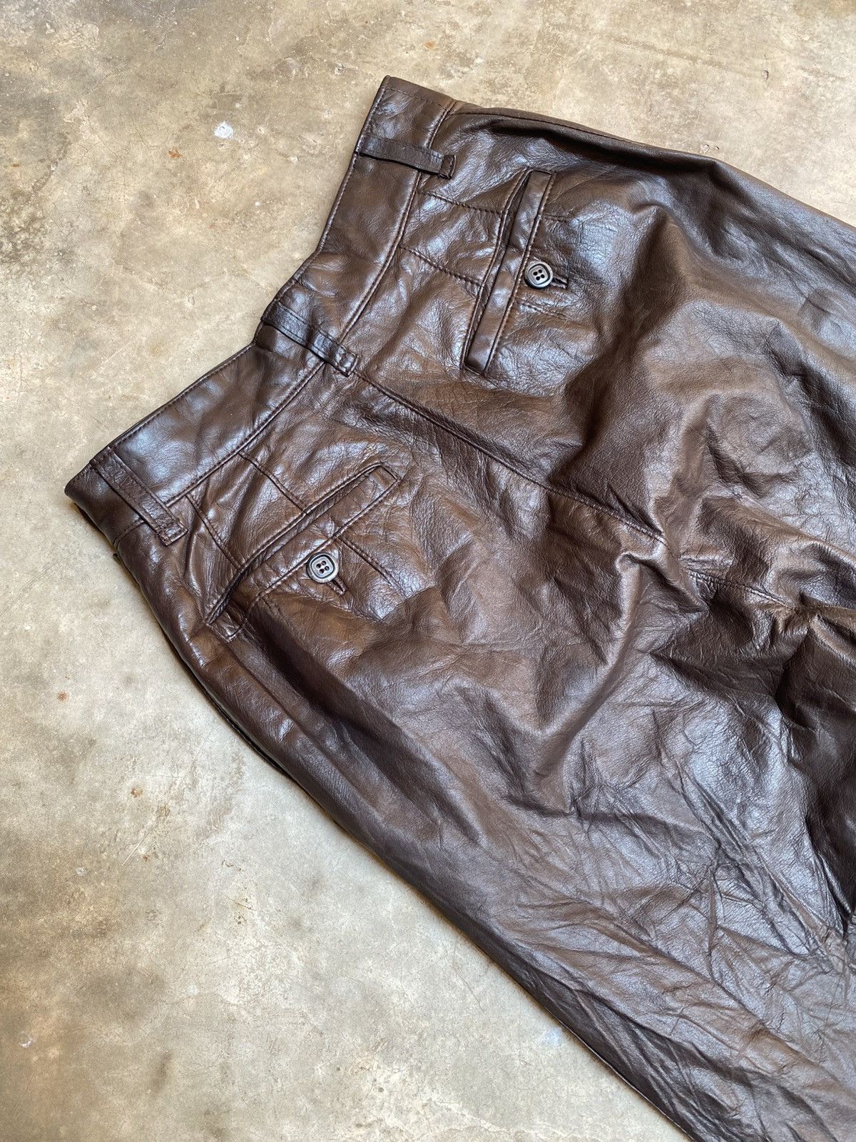 Issey Miyake Vintage Issey Miyake Suede Pant Size 24" / US 00 / IT 34 - 14 Thumbnail