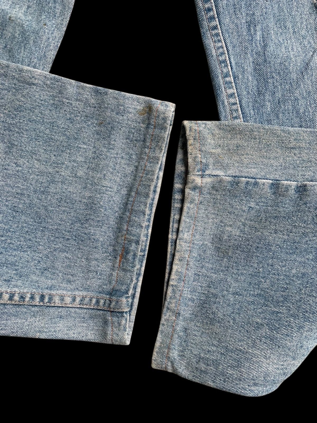 Guess × Japanese Brand × Vintage American Guess Light Blue Baggy Distressed Jeans Size US 34 / EU 50 - 16 Thumbnail