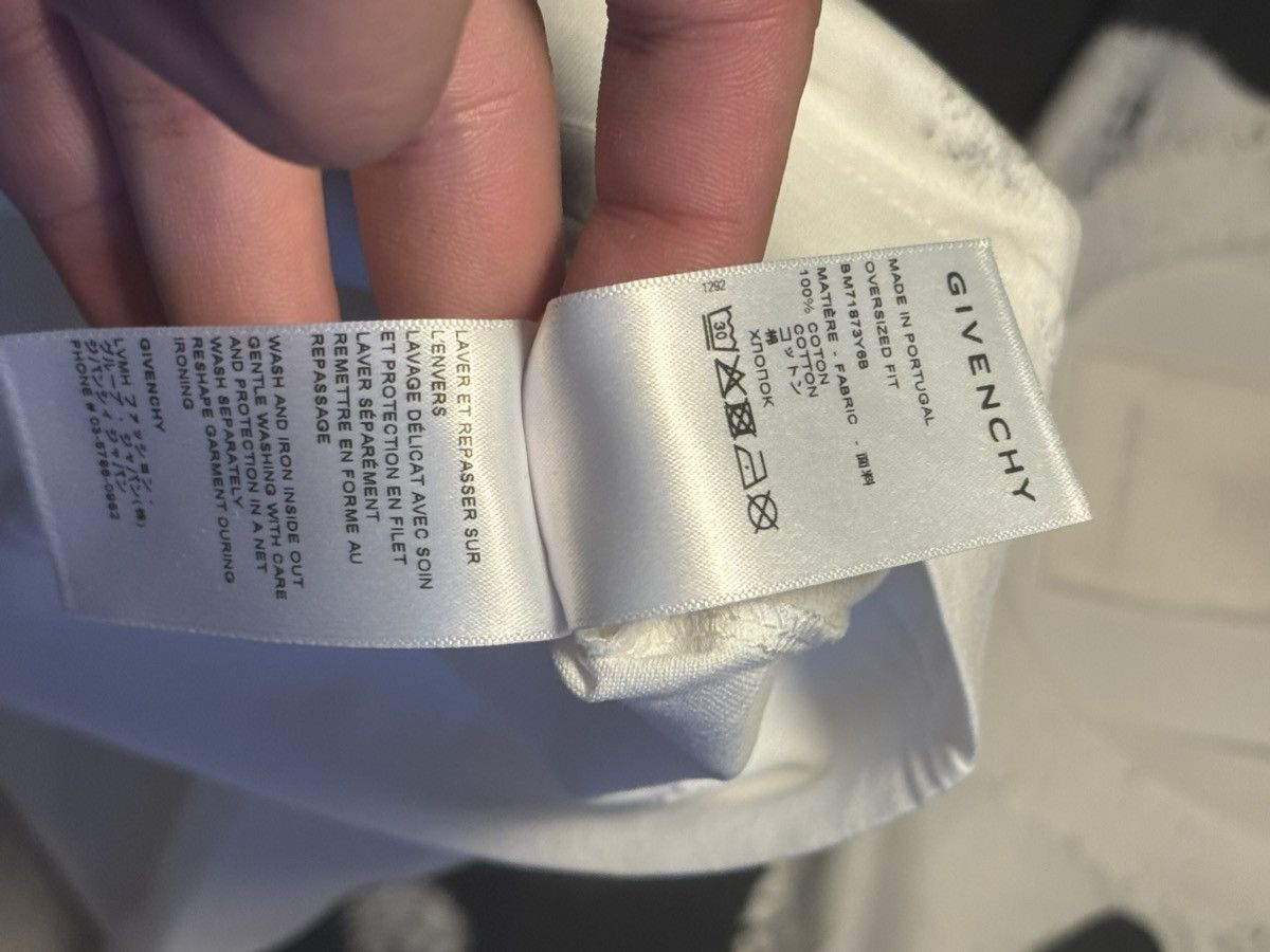 Givenchy Givenchey oversized white tee Size US XS / EU 42 / 0 - 5 Thumbnail