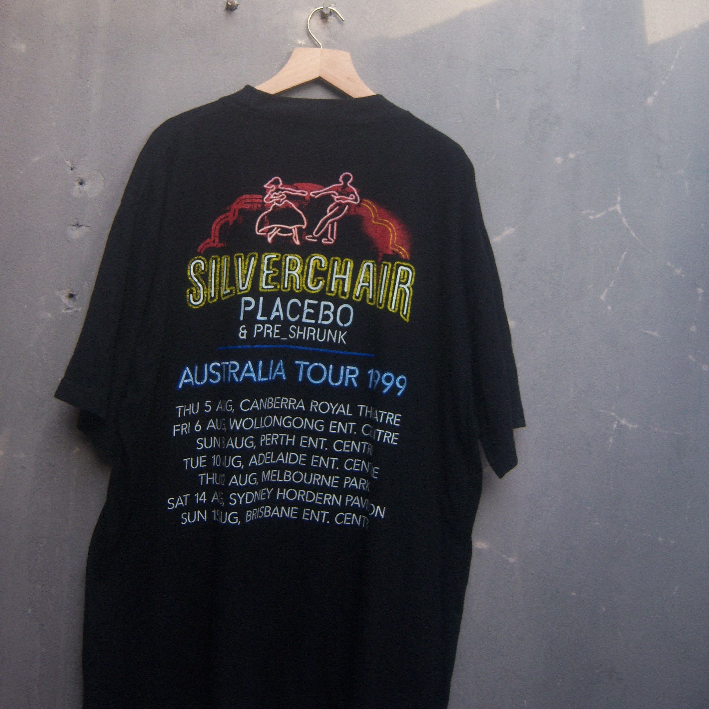 Band Tees × Vintage Very Rare Silverchair and Placebo Tour 99 Size US XL / EU 56 / 4 - 15 Thumbnail