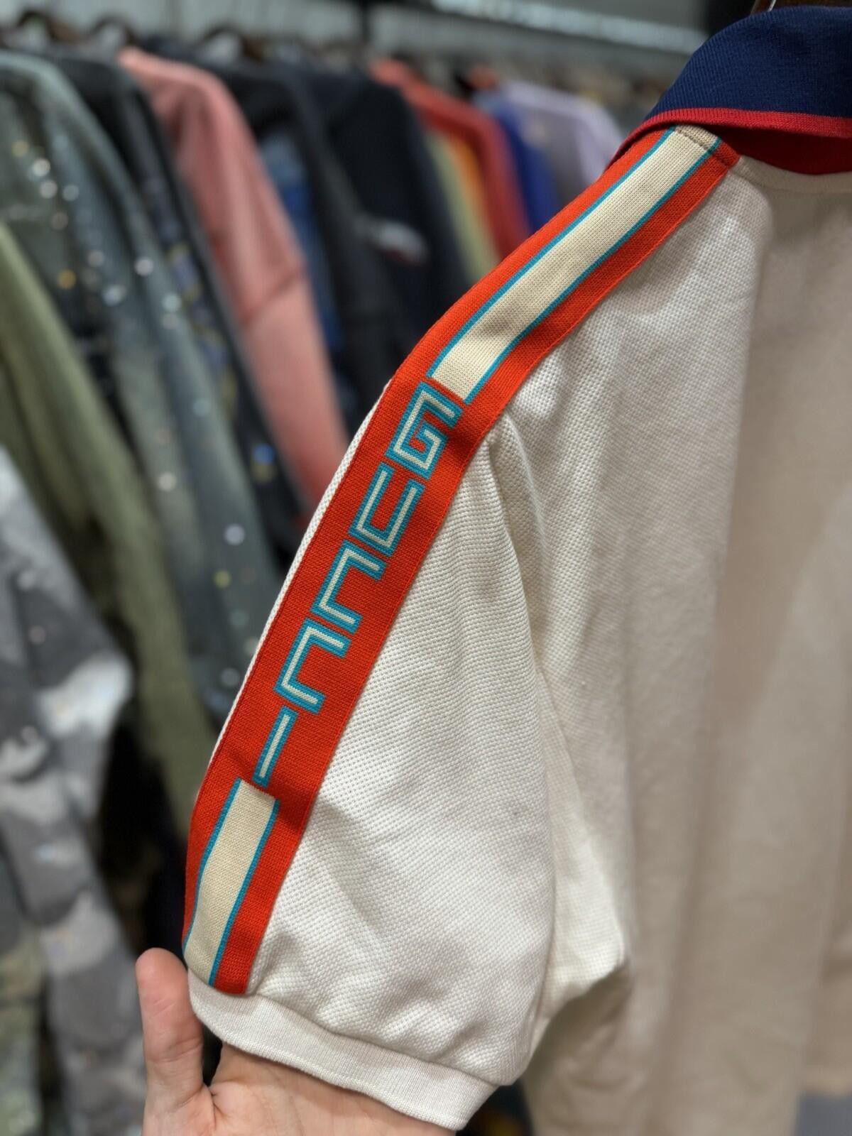 Gucci Gucci Polo T Shirt White Size Large $850 Retail Size US L / EU 52-54 / 3 - 6 Thumbnail