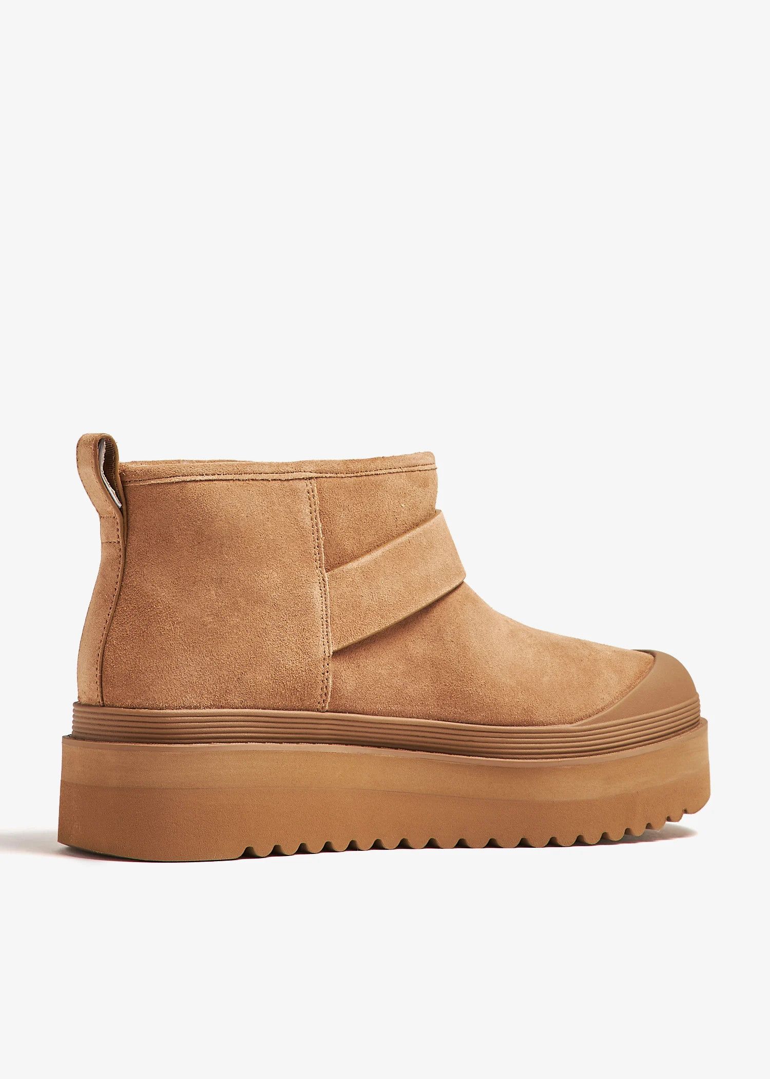 Tory Burch o1s22i1n1024 Leather Platform Ankle Boots in Brown Size US 8 / IT 38 - 4 Thumbnail