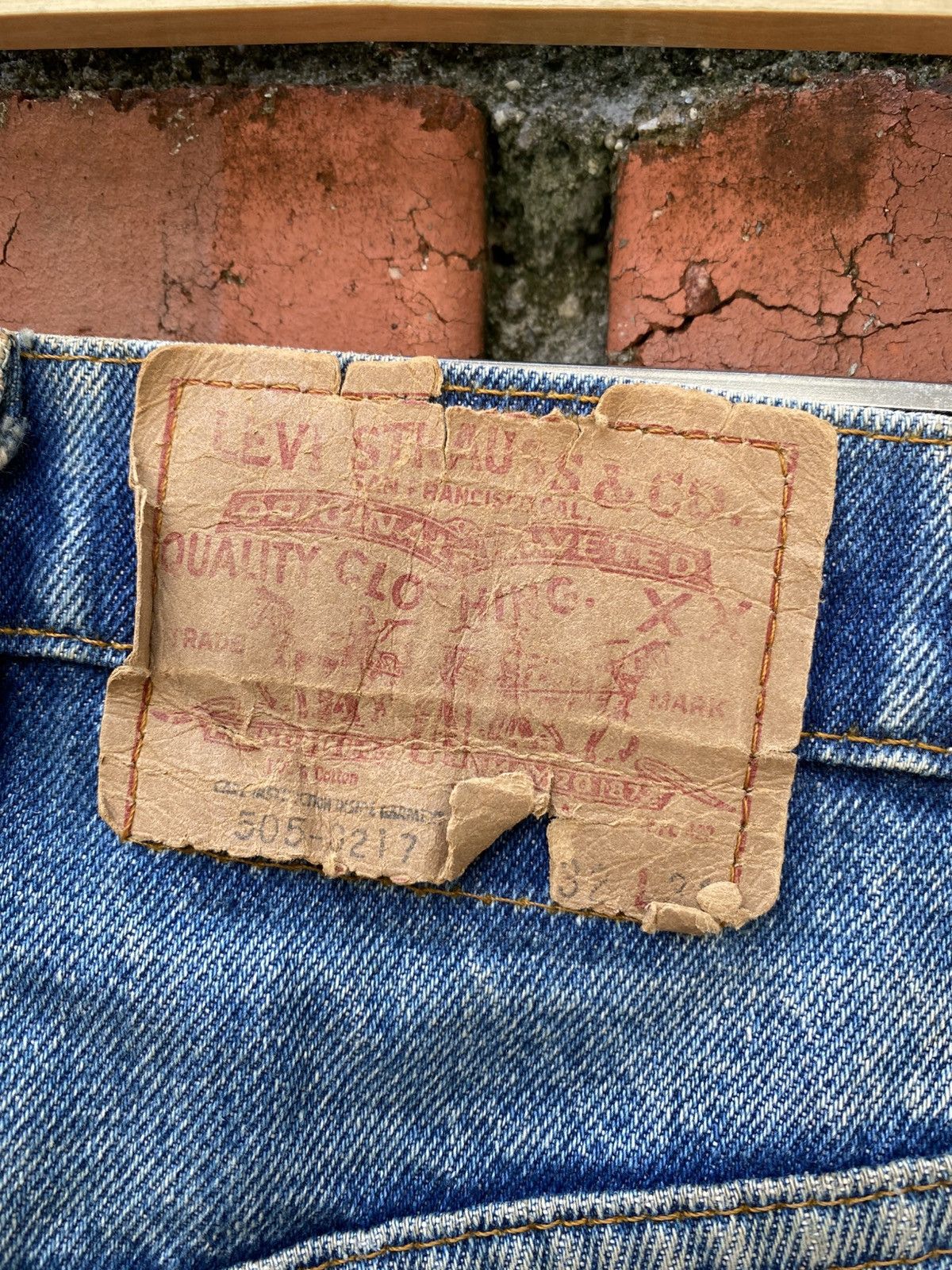 Levi's Vintage Clothing W31x28.5 Vintage levi's 505 made in USA Size US 31 - 6 Thumbnail