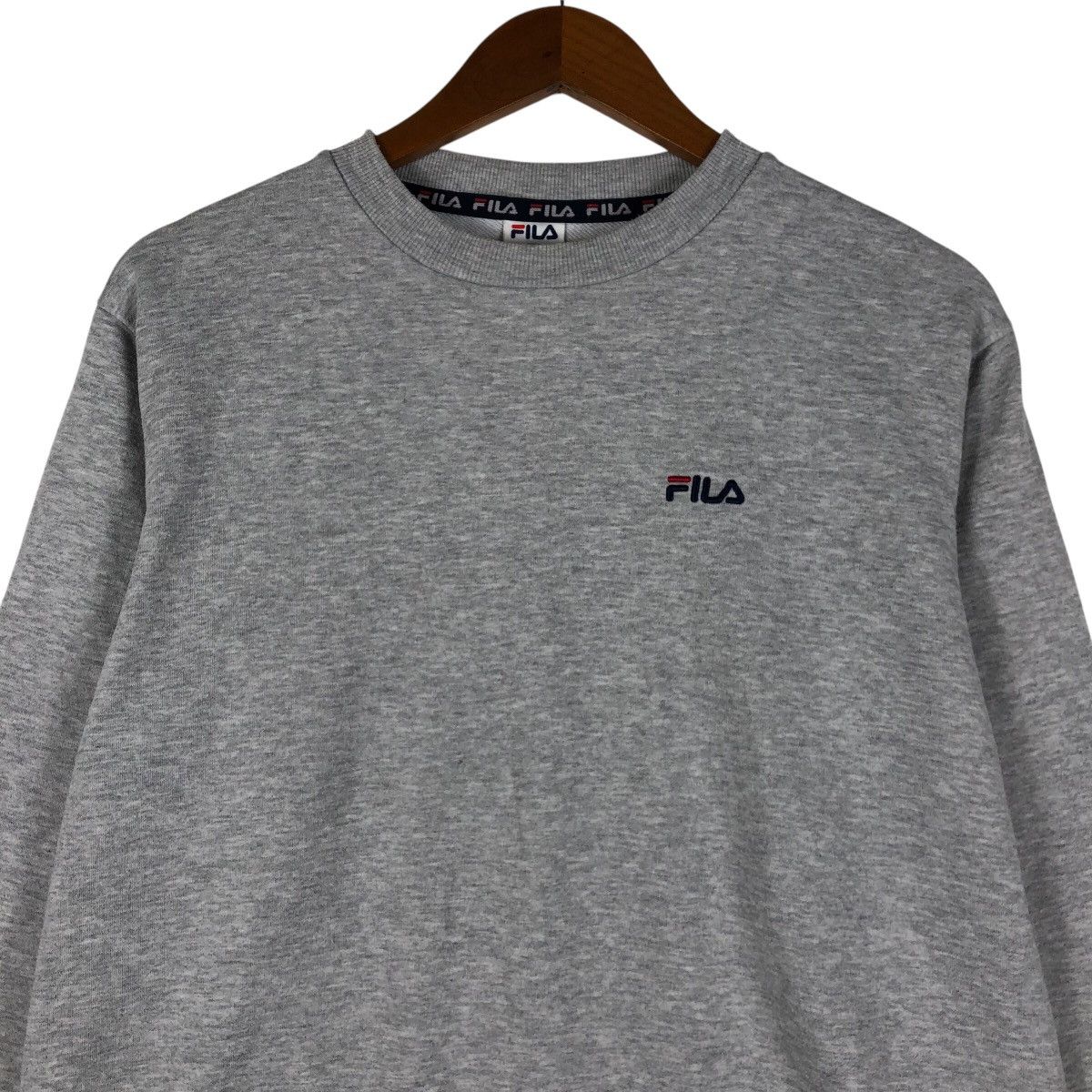 Fila × Japanese Brand FILA Essential Crewneck Sweatshirt Size US L / EU 52-54 / 3 - 3 Thumbnail