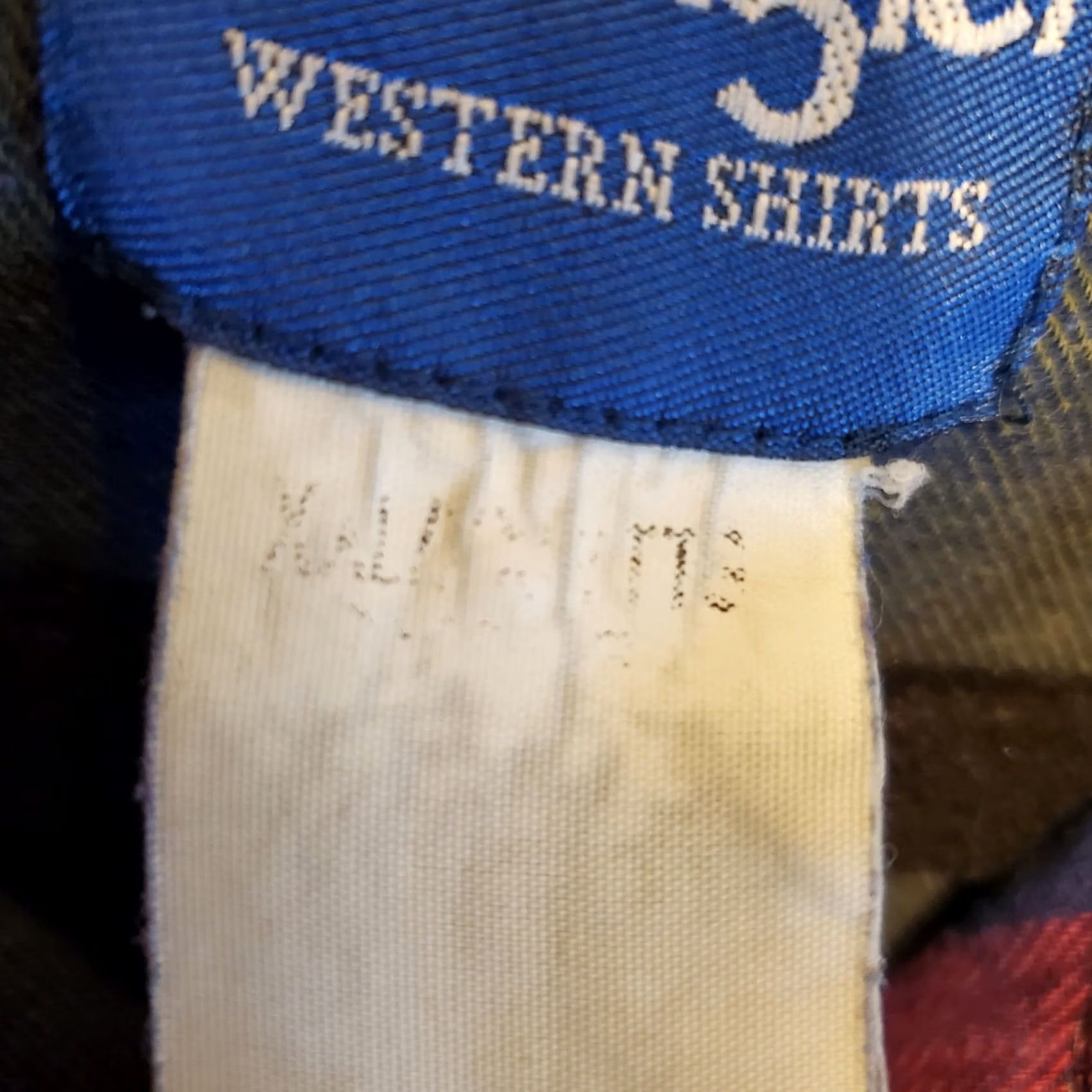 Wrangler VINTAGE Wrangler Blanket Flannel Shirt Men 2XL Blue Striped Pearl Snap Western 90s Cowboy Workwear Shirt Size US XXL / EU 58 / 5 - 7 Thumbnail