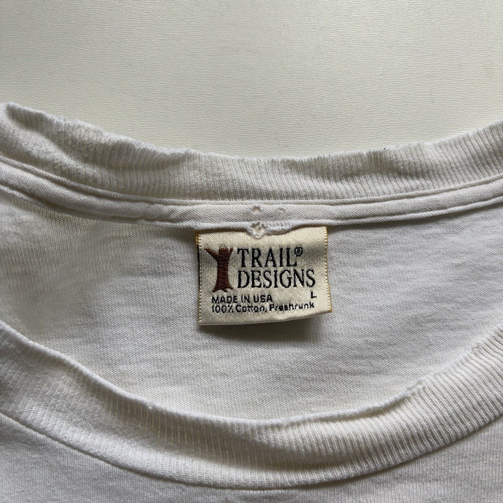 Vintage Vintage Trail Design Mountain Biking T Shirt Large 90s Rare Size US L / EU 52-54 / 3 - 6 Thumbnail