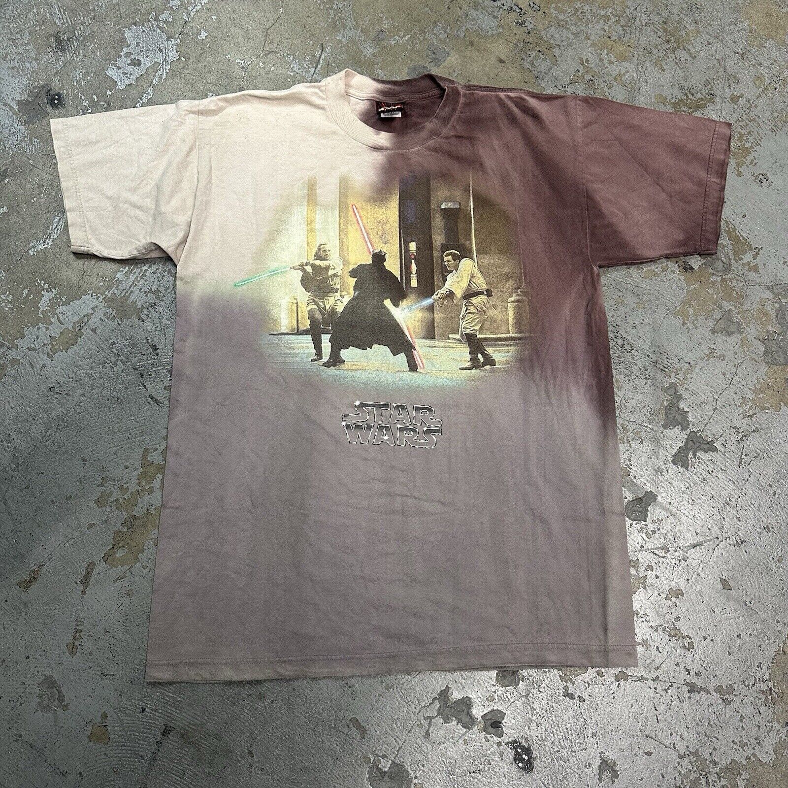 Sci-Fi Fantasy × Star Wars × Vintage Vintage 90s Star Wars Obi Wan Darth Maul Qui-Gon Jinn Tee Size US L / EU 52-54 / 3 - 2 Thumbnail