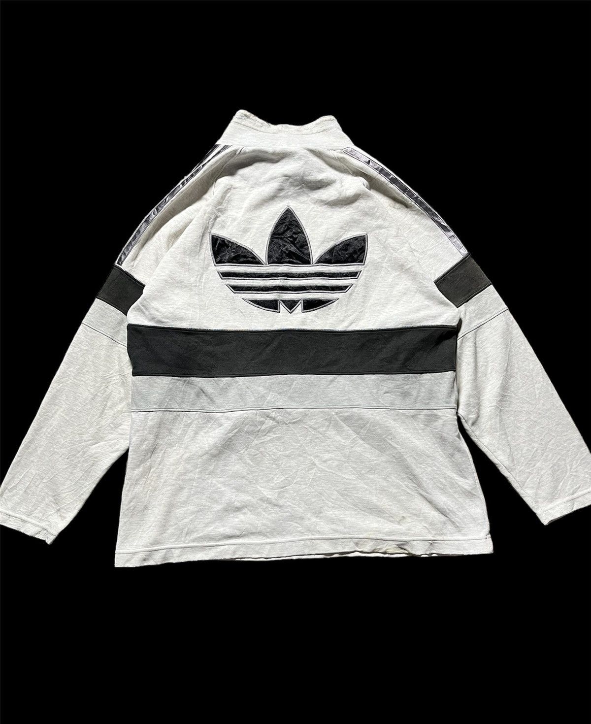 Adidas × Japanese Brand × Vintage 🔥RARE Vintage Adidas Trefoil Big Logo Double Pocket Sweets Size US XL / EU 56 / 4 - 2 Thumbnail