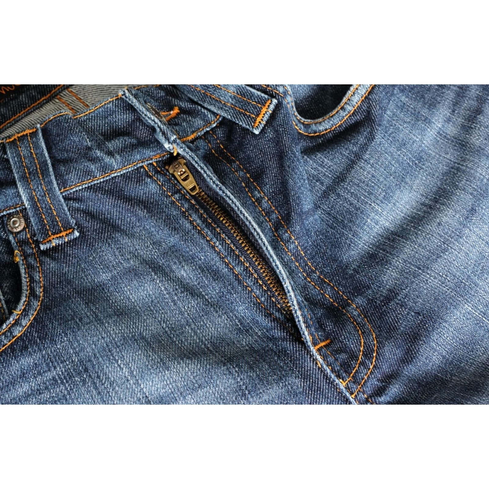 Nudie Jeans NUDIE JEANS SLIM JIM COLD DENIM Denim Jeans Men 29/32 Blue Regular Stretch DZ6732 Size US 29 - 4 Thumbnail