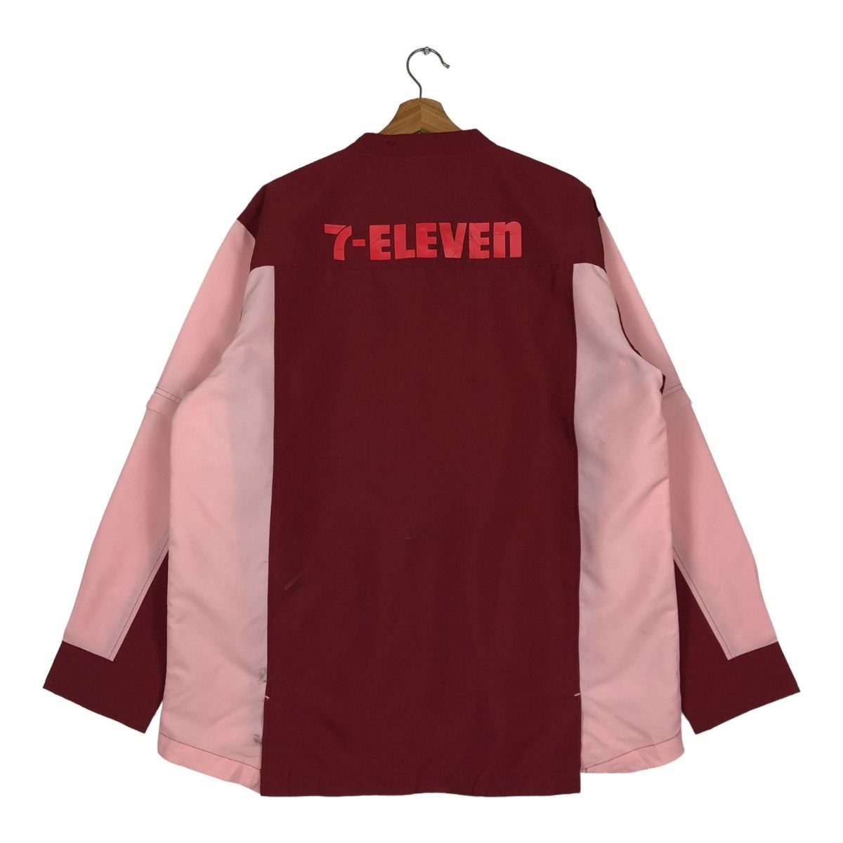 Japanese Brand 🔥VINTAGE WORK JACKET 7-ELEVEN BIG LOGO SPELL OUT Size US M / EU 48-50 / 2 - 8 Thumbnail