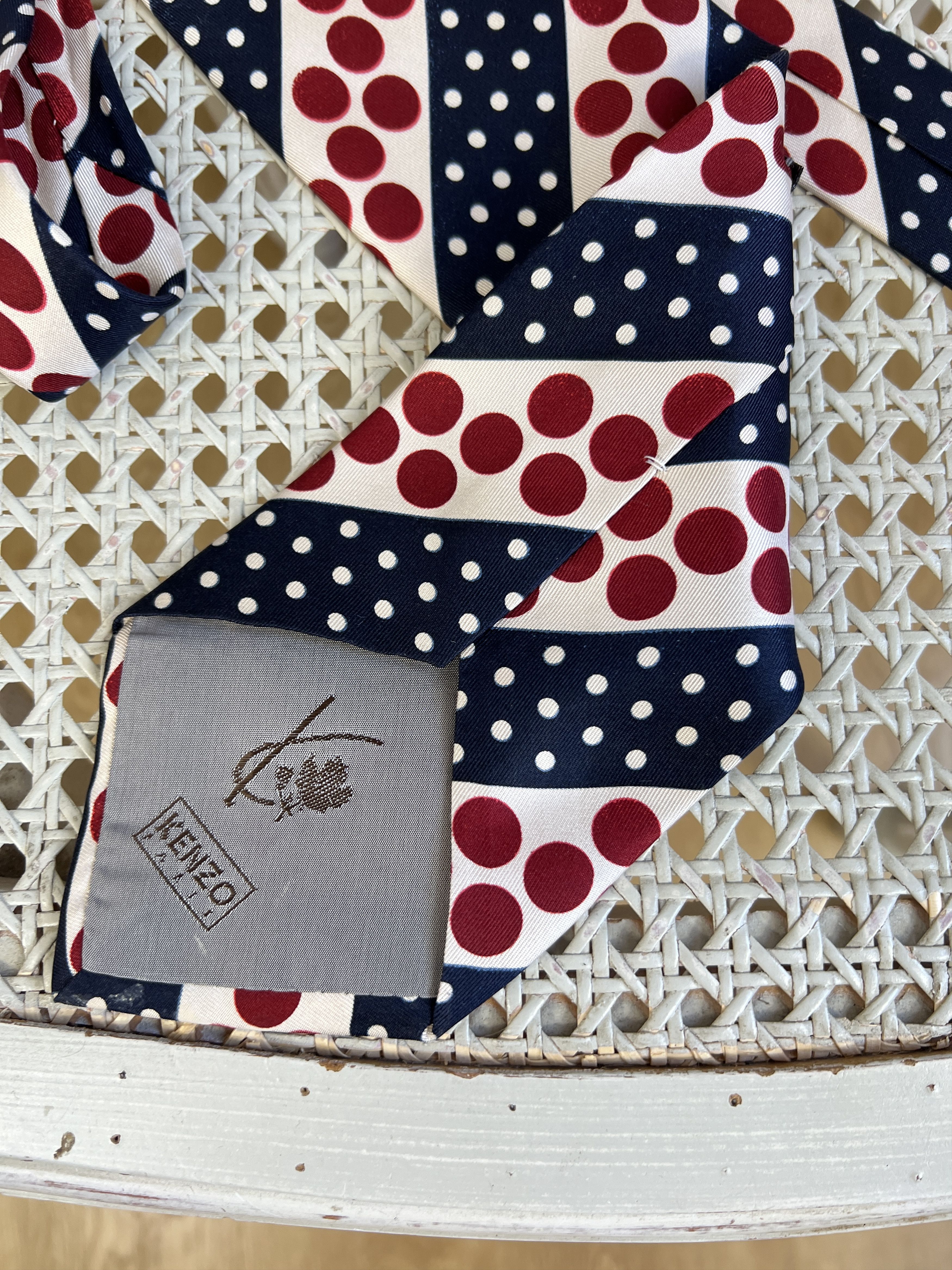 Kenzo VINTAGE KENZO PARIS ABSTRACT TIE Size ONE SIZE - 3 Thumbnail