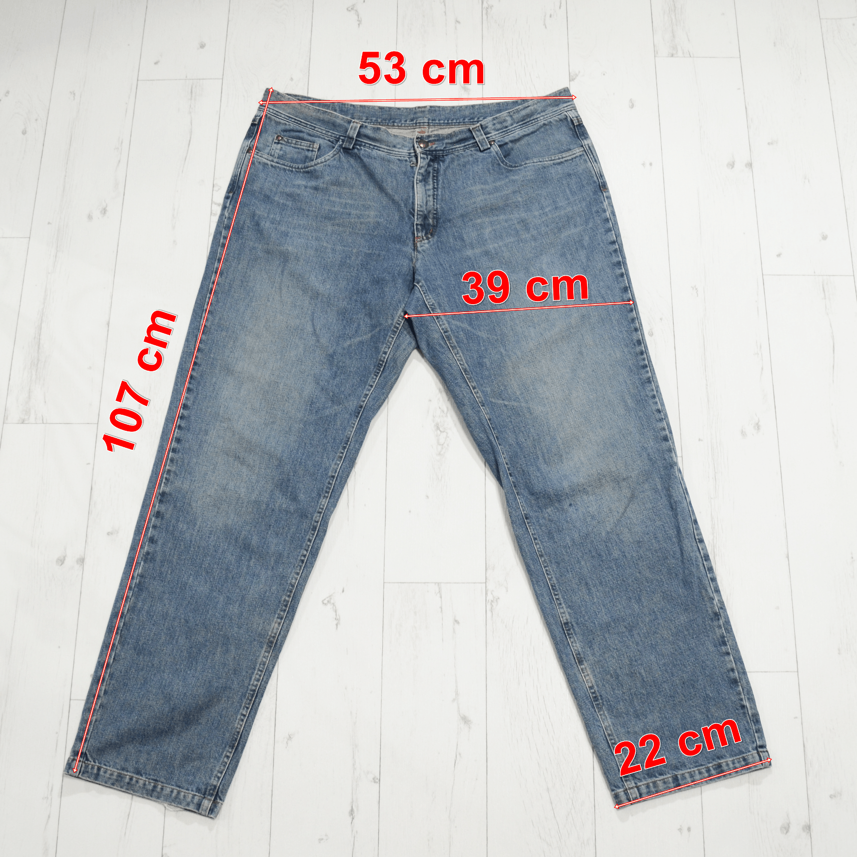 Paul & Shark × Vintage Vintage Paul & Shark Yachting Jeans Big Size 42 Blue Denim Size US 42 / EU 58 - 2 Thumbnail