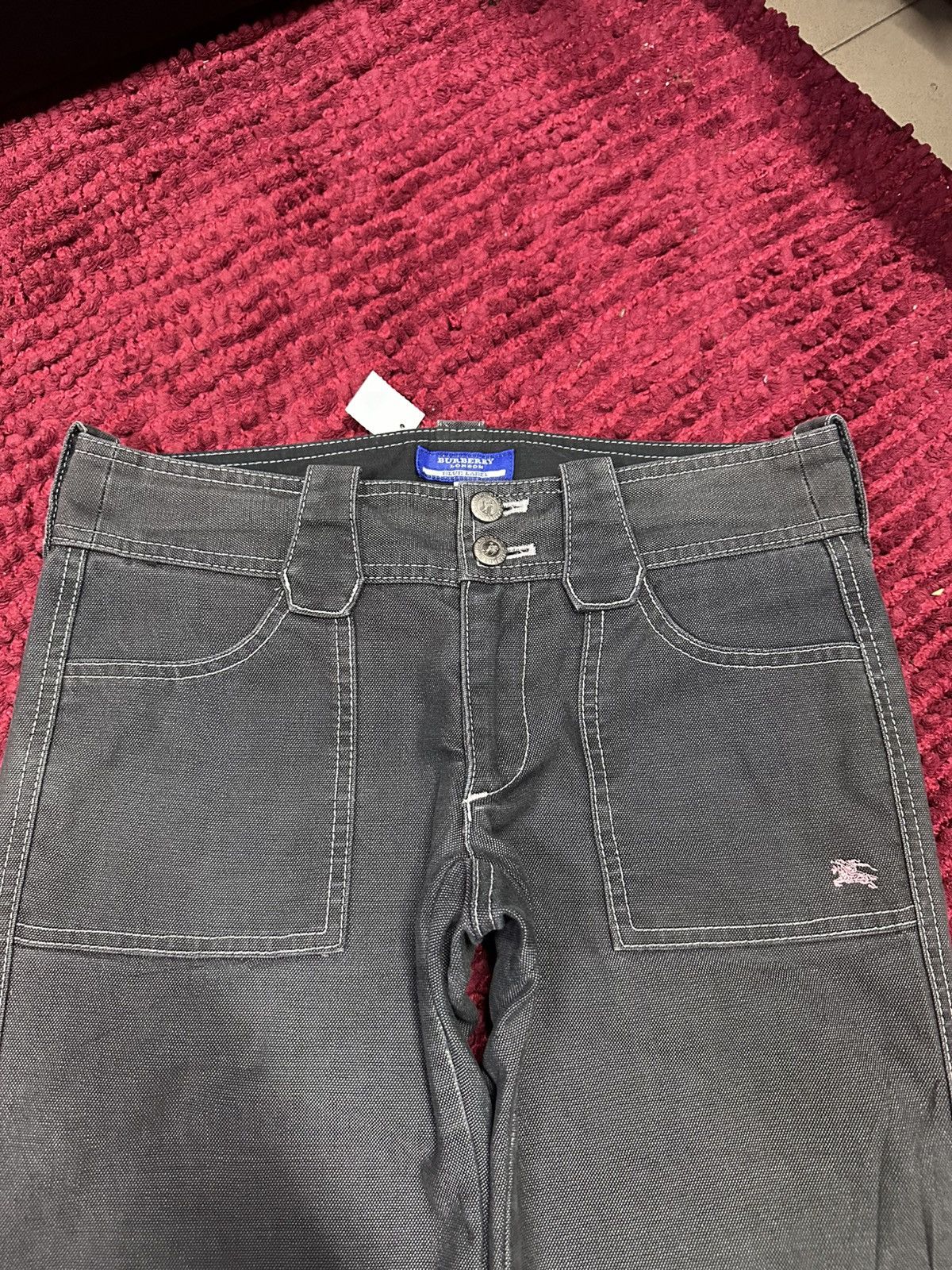 GOA 2000 Burberry London Blue Label Flare Goa Lgb Y2K Jeans Size 30" / US 8 / IT 44 - 3 Thumbnail