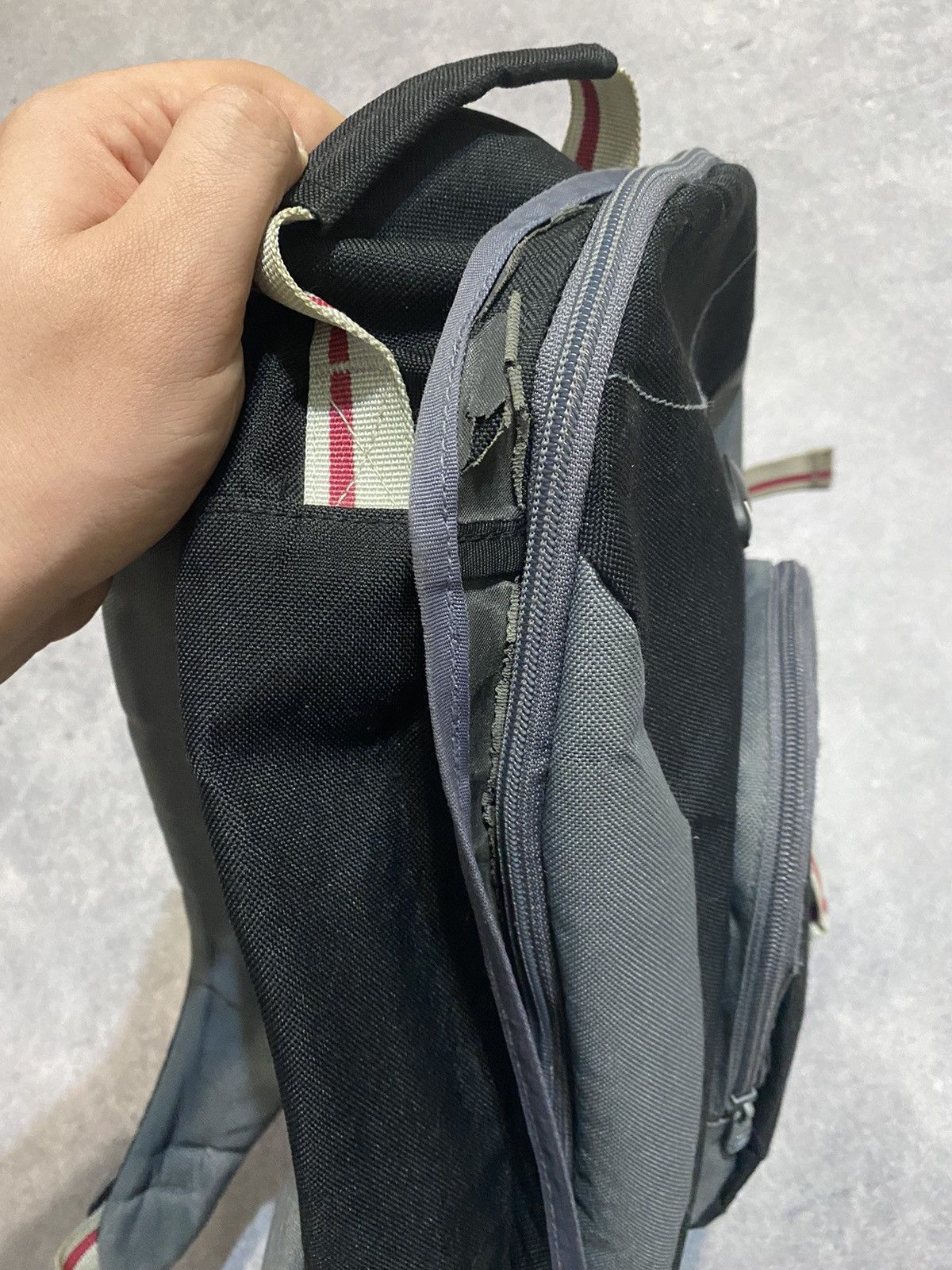 Nike × Vintage Vintage 00s Nike Drill Bagpack Swoosh Size ONE SIZE - 9 Thumbnail
