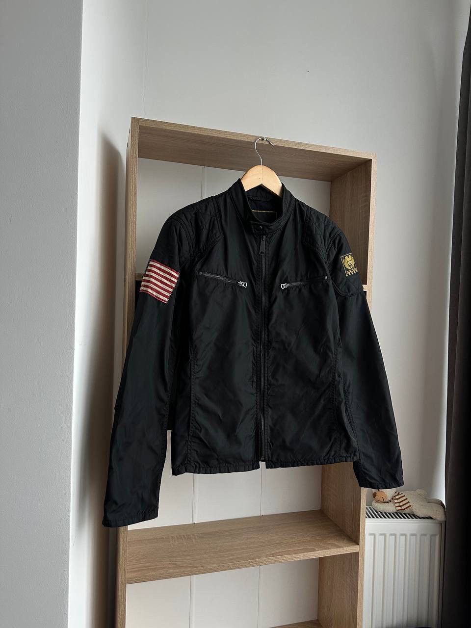 Polo Ralph Lauren × Vintage Vintage Ralph Lauren Denim Supply Black Motorcycle Jacket Size US M / EU 48-50 / 2 - 4 Thumbnail