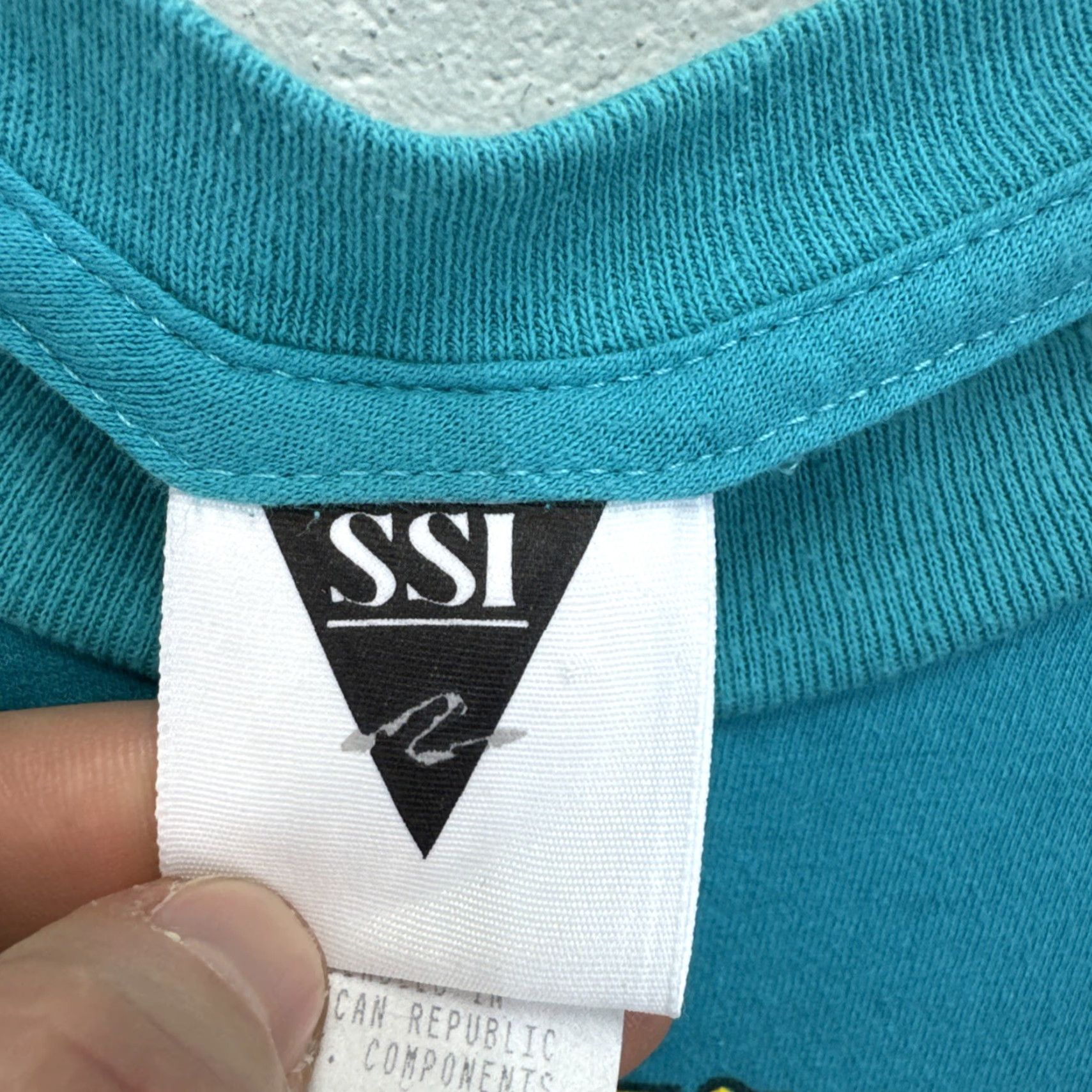 Vintage VINTAGE SSI T-Shirt Men Blue 90s Funny Animals Stress Staying Home Cartoon Logo Graphic Print Short Sleeve Crew Neck Adult Large Size US L / EU 52-54 / 3 - 3 Thumbnail