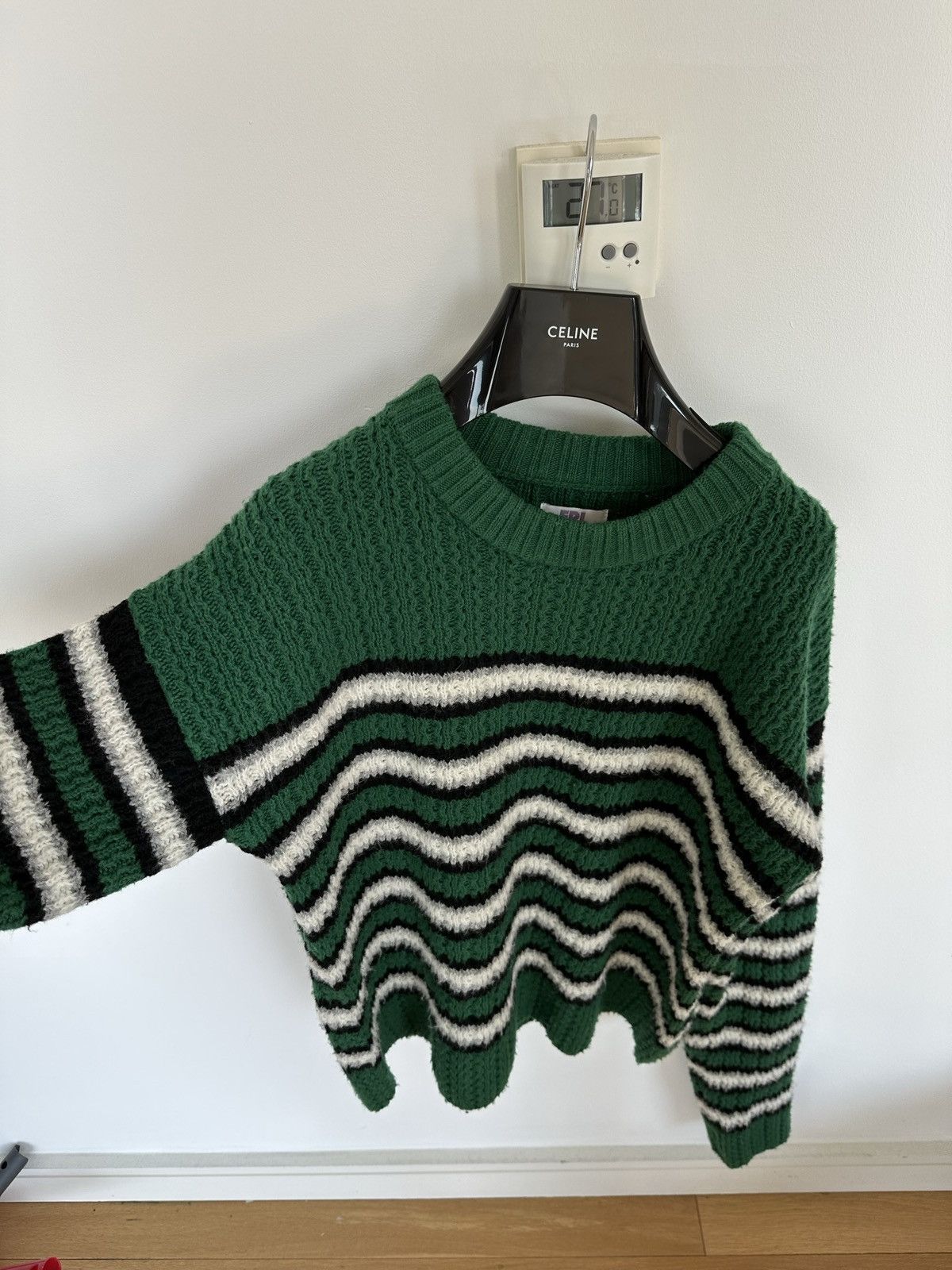 ERL ERL green striped sweater Size US M / EU 48-50 / 2 - 2 Thumbnail