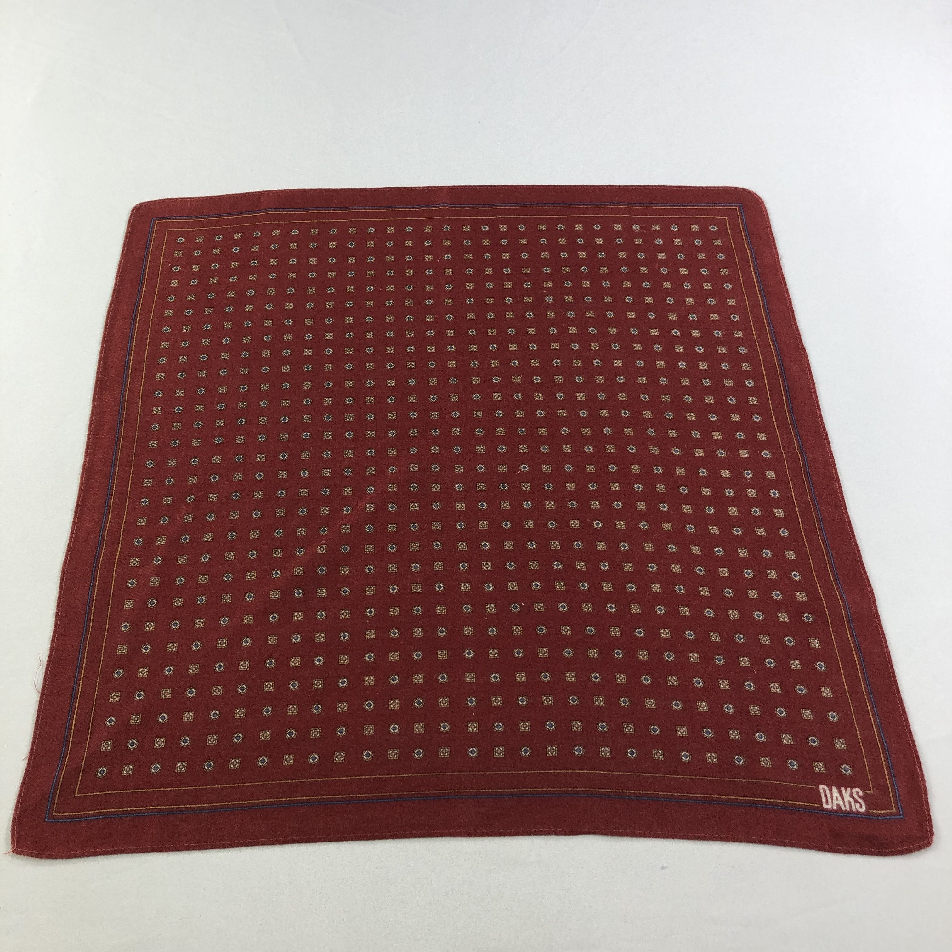 DAKS × Vintage DAKS Handkerchief Neckerchief Bandana H1825 Size ONE SIZE - 2 Thumbnail