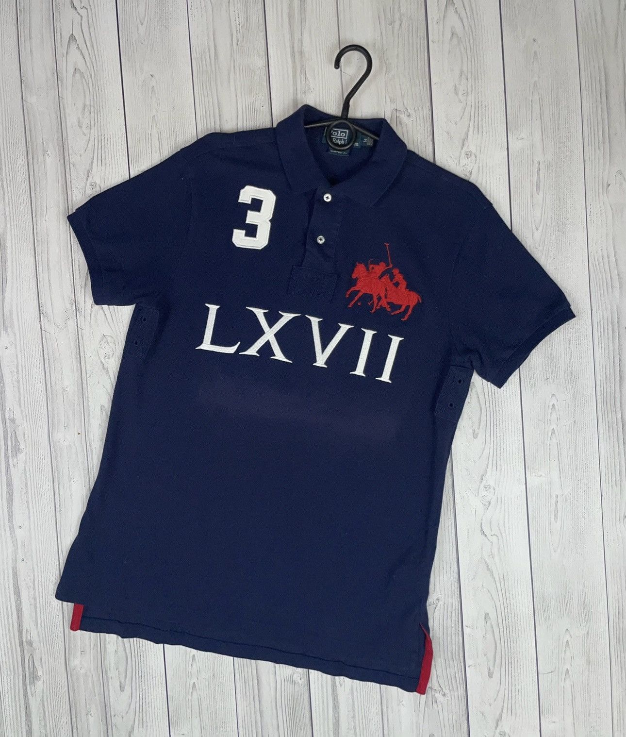 Polo Ralph Lauren Vintage polo ralph lauren big logo size M navy Size US M / EU 48-50 / 2 - 1 Thumbnail