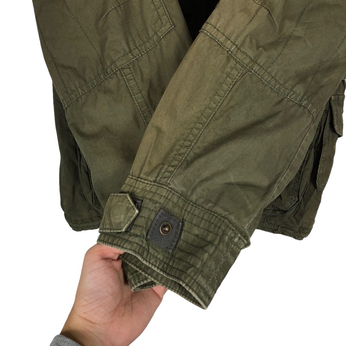 Japanese Brand 🔥90’s Design Biker Military Jacket Tommy Hilfiger Size US M / EU 48-50 / 2 - 13 Thumbnail