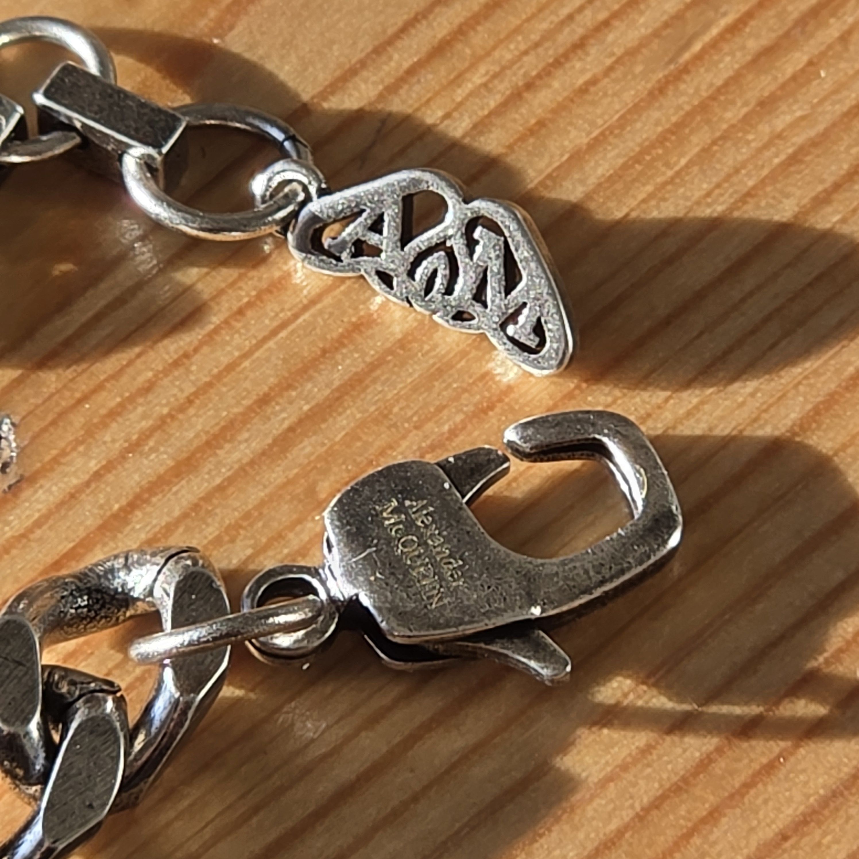 Alexander McQueen Seal Logo Chain Choker Size ONE SIZE - 8 Thumbnail